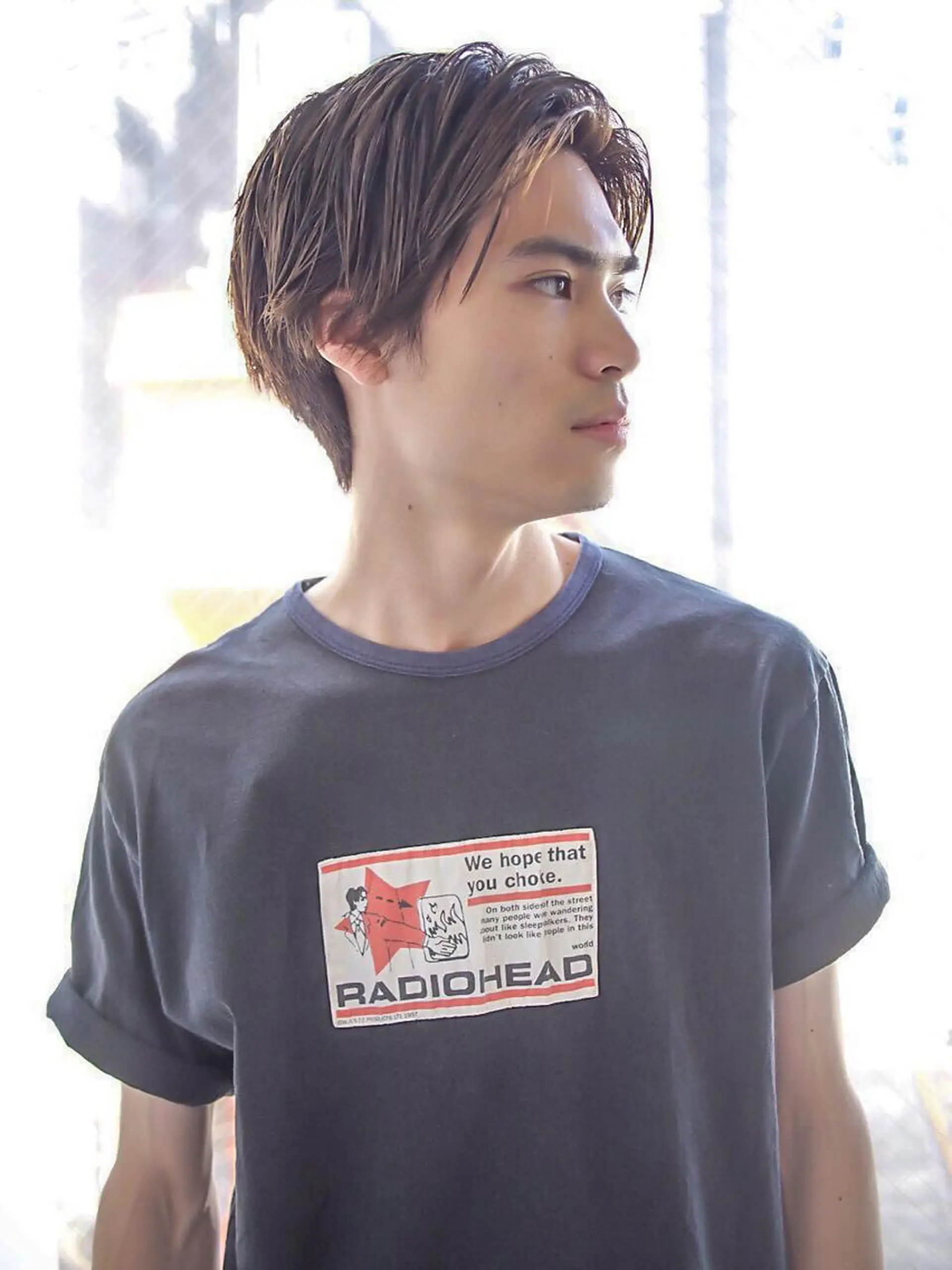 メンズ センターパート カット 渋谷メンズカット/ 工藤靖也のヘアスタイル