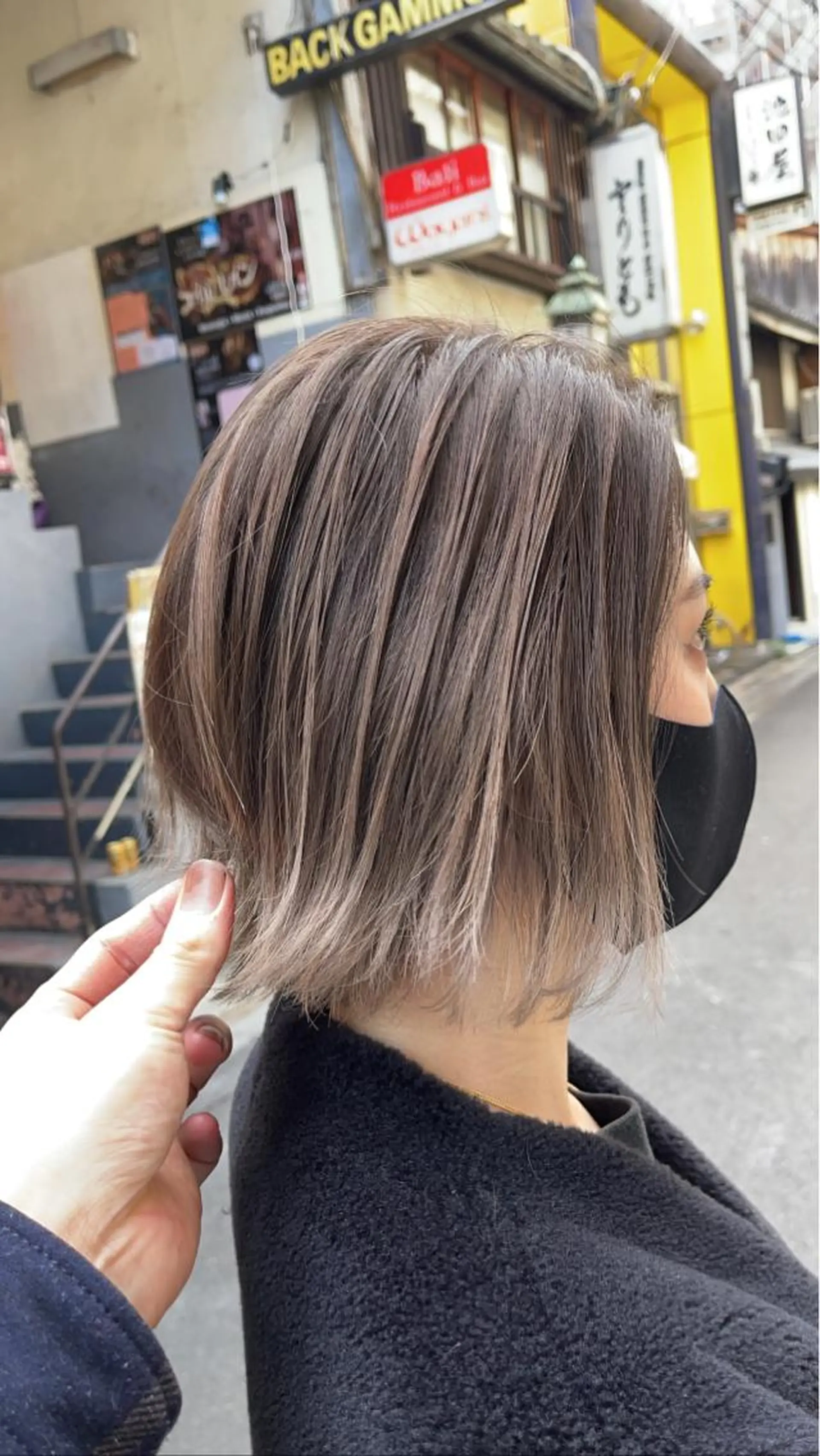 ミディアム カラー Reb_keiji 👑小倉圭司のヘアスタイル