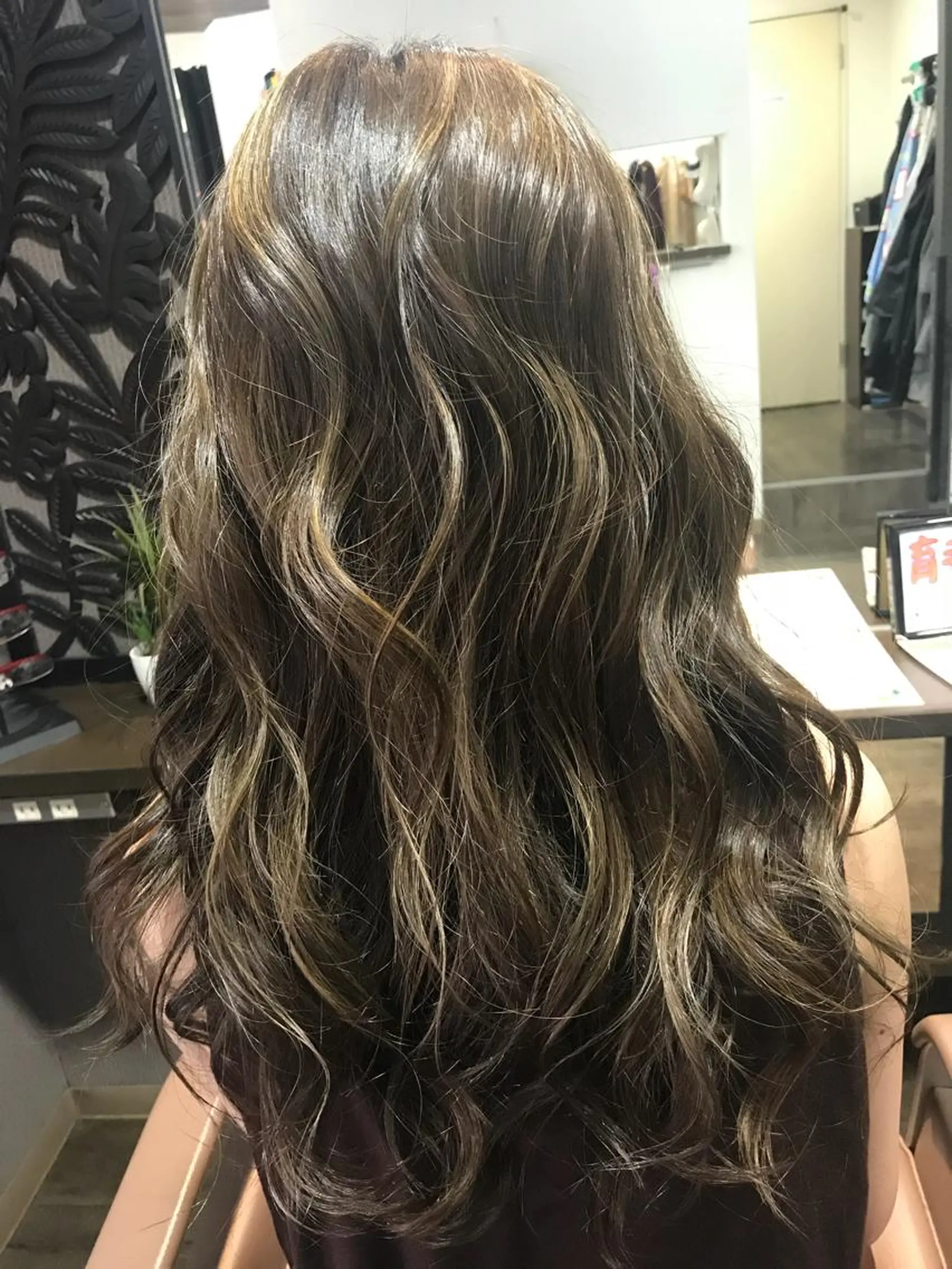 ロング カラー カット ヘアカラー トリートメント pep所属・pep natsumiのヘアスタイル