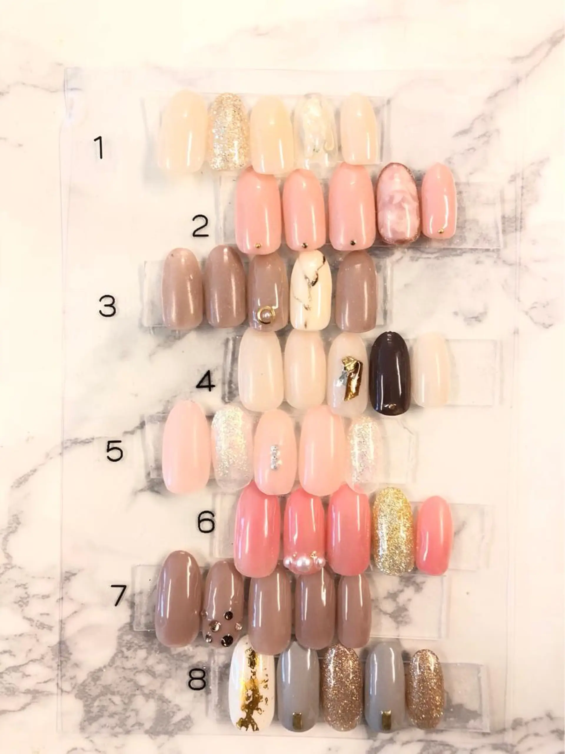 カラー ネイル オフィスネイル KIREIE NAILSのネイルデザイン