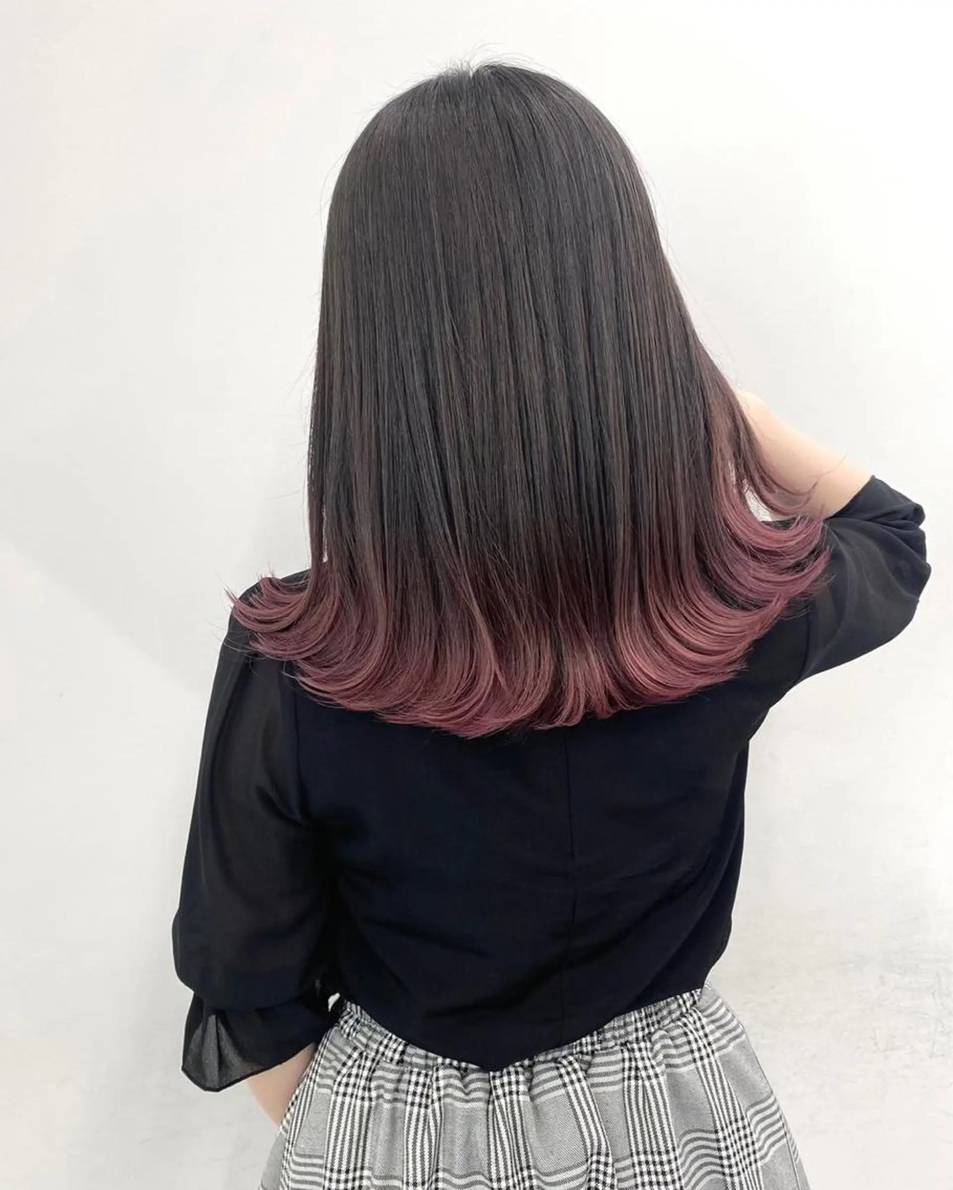 セミロング ヘアアレンジ ミルクティーハイトー ン💖Mikaのヘアスタイル