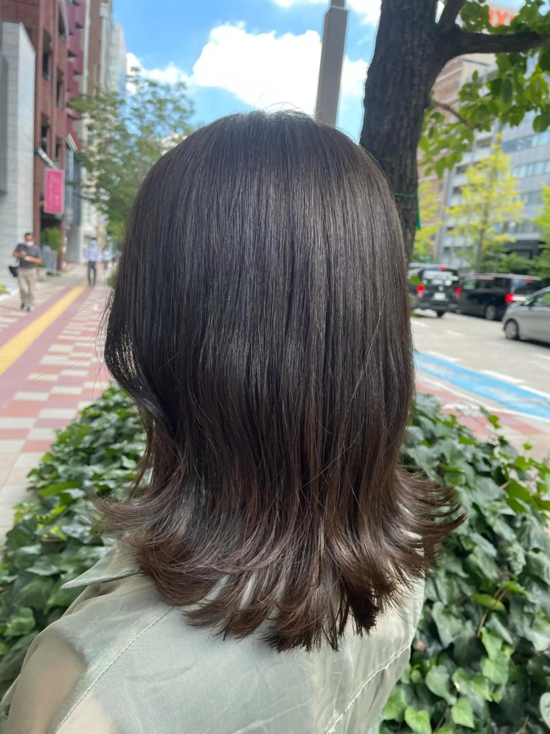 カラー 透明感カラー オリーブカラー 韓国風/亀之園 涼のヘアスタイル