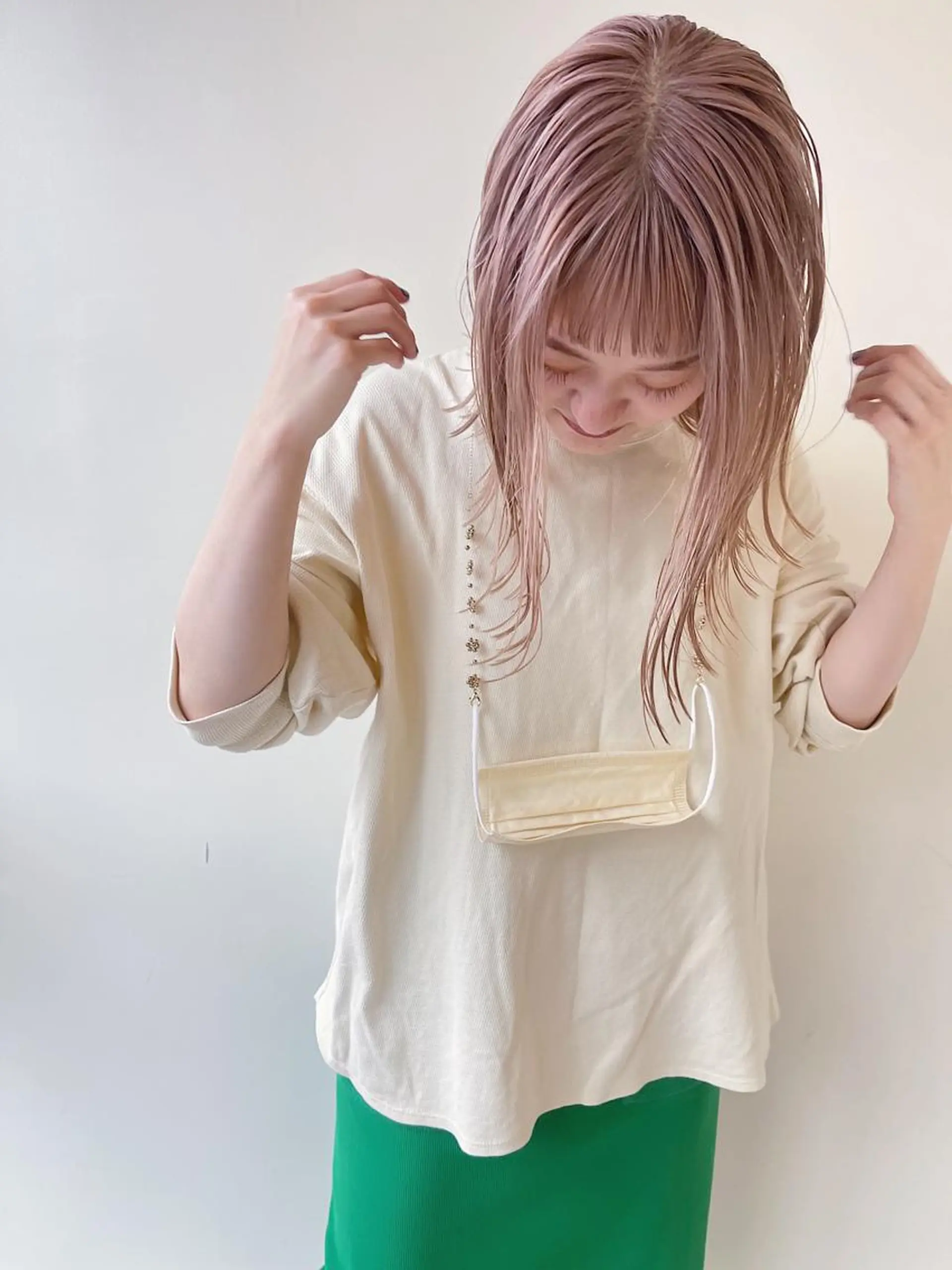 ショート カラー ブリーチ ピンクカラー ボブ カット ヘアカラー パーマ トリートメント ヘアセット MEY HAIR / CURLYS所属・丁寧なカウンセリング 🌿KENTA🌿のヘアスタイル