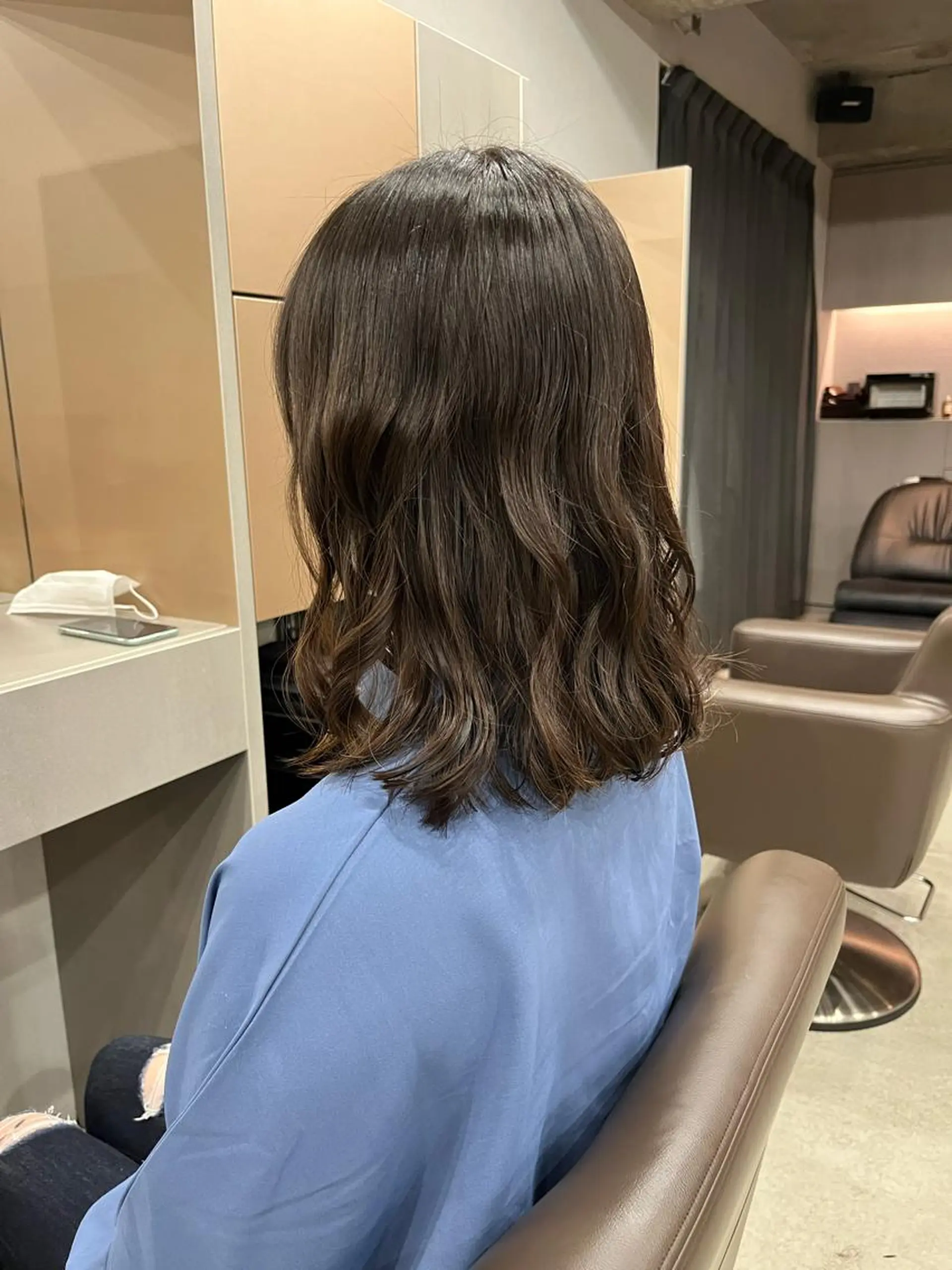 ミディアム パーマ カット パーマ ロングパーマ木村 ボブパーマのヘアスタイル