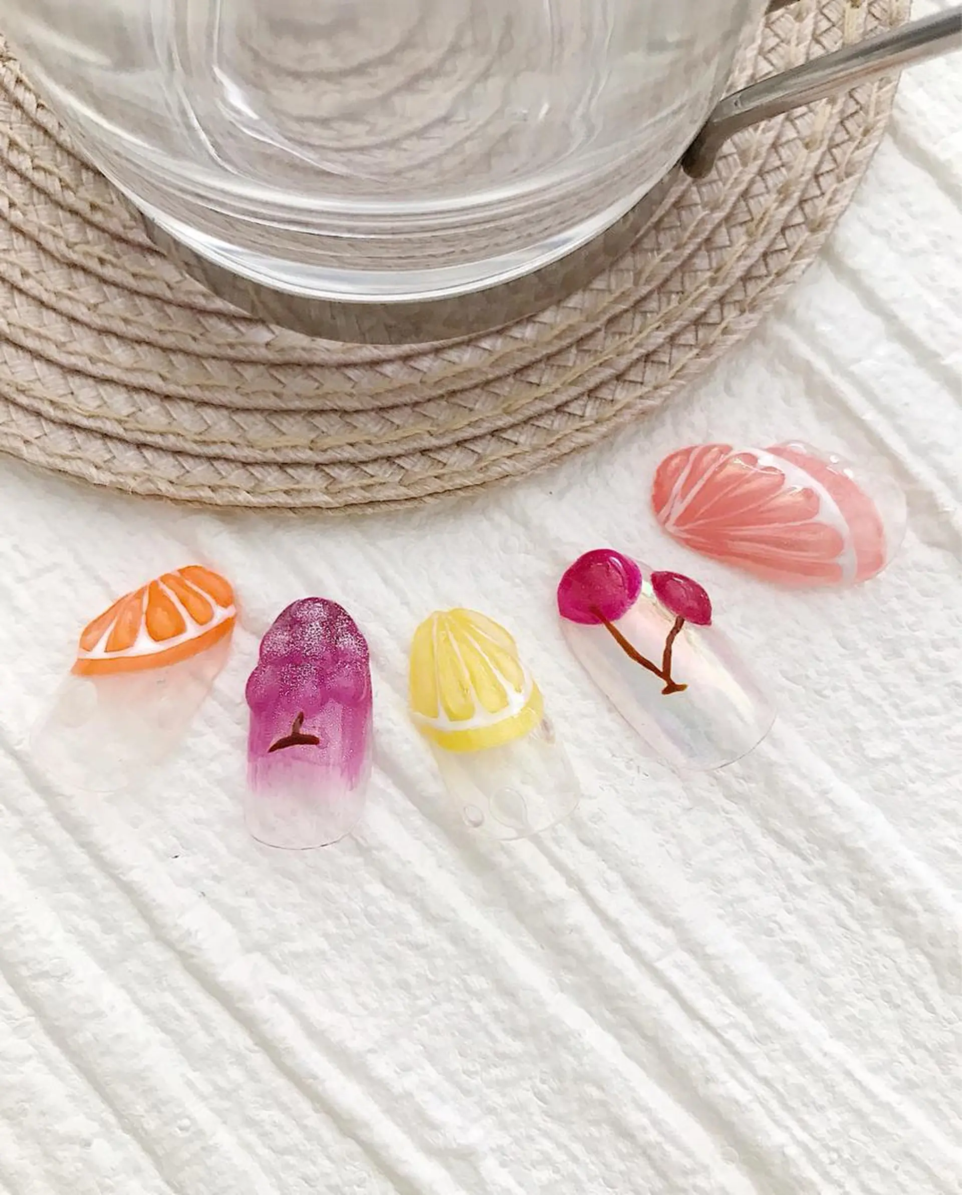 ネイル アートネイル クリアネイル ぷっくりネイル ハンドネイル NAILSALON AMULEのネイルデザイン