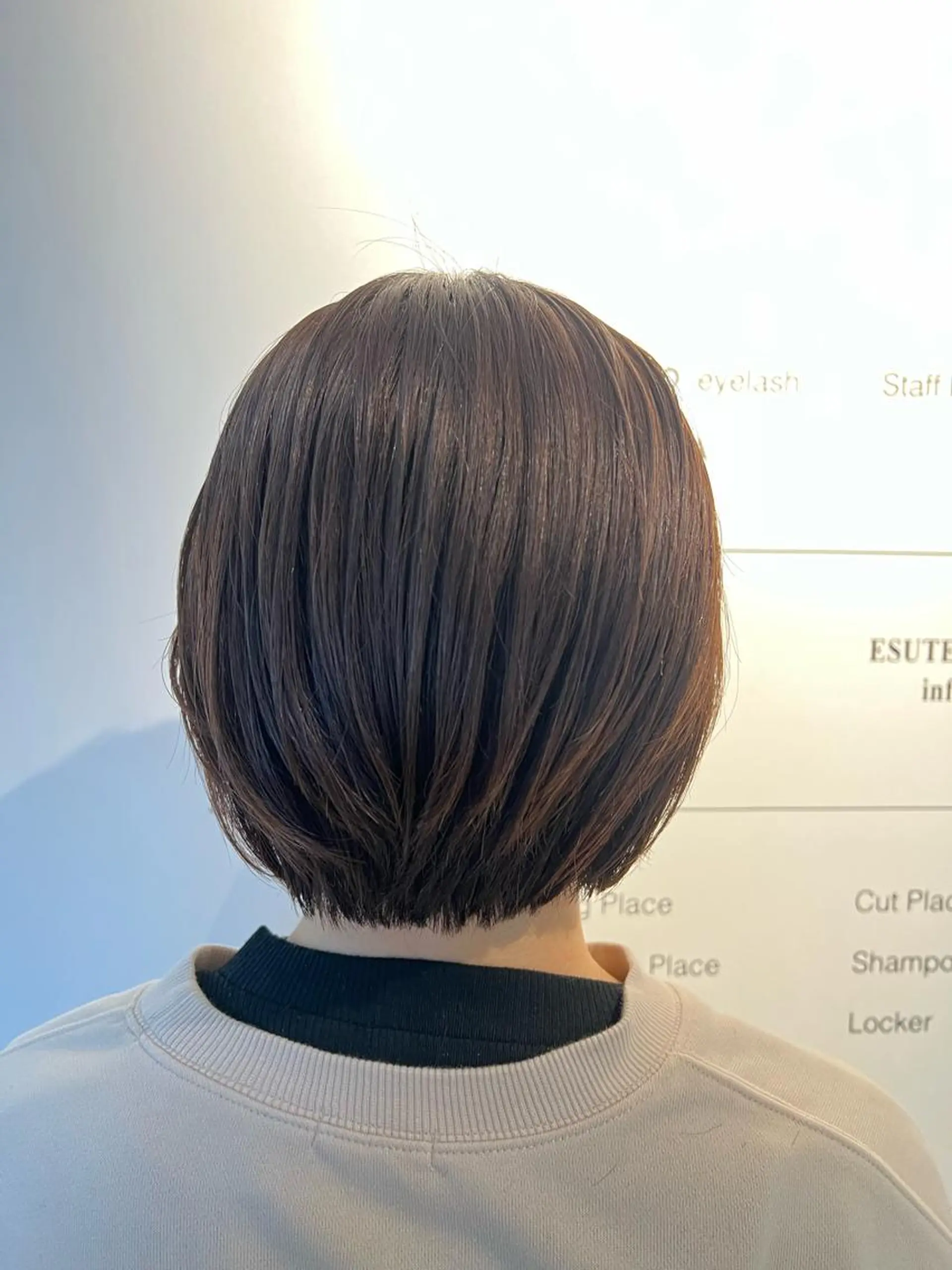 ショート ボブ ショートヘア カット トリートメント APREKO SAYAKAのヘアスタイル