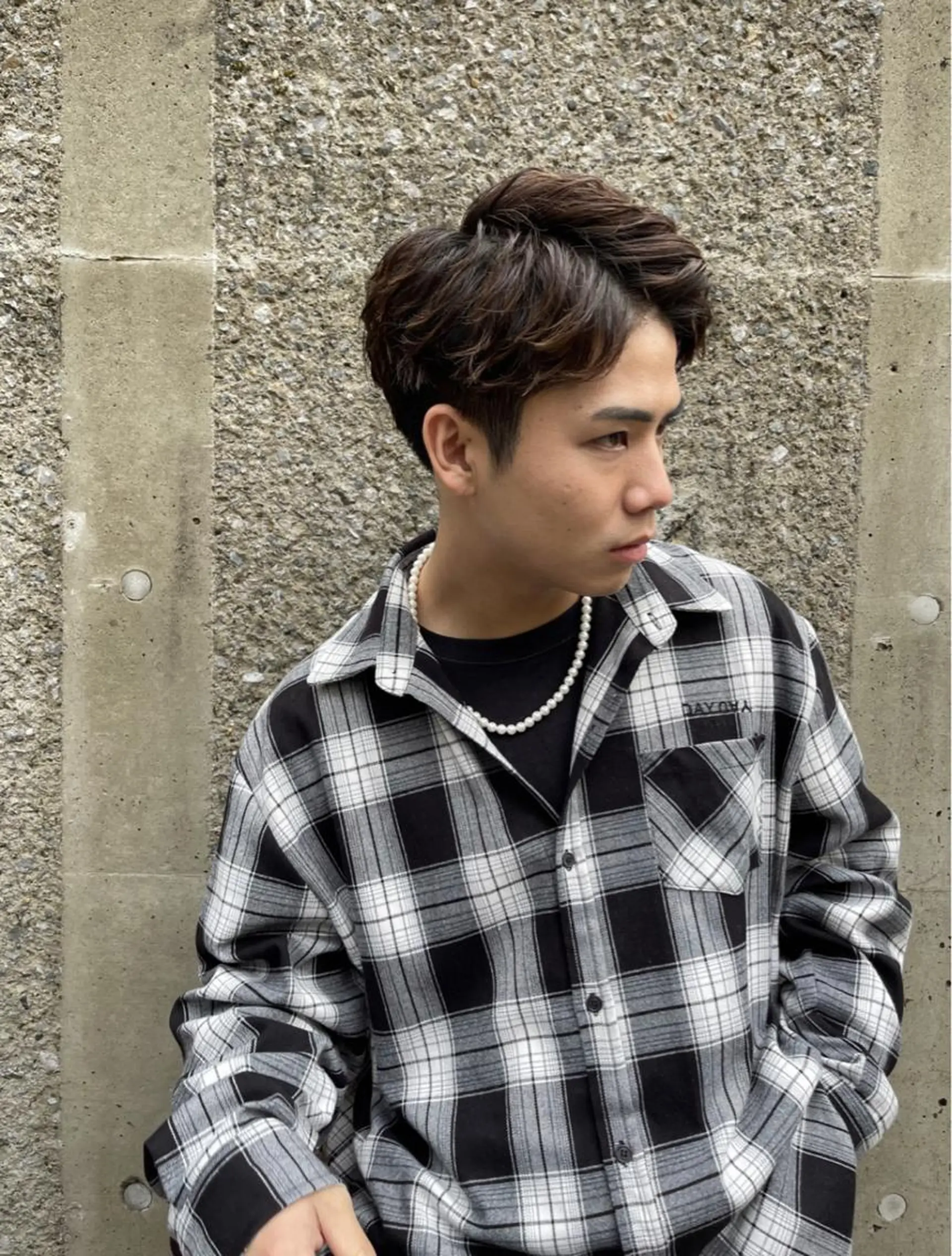 メンズ カットカラーモデル BASSA上石神井店のヘアスタイル