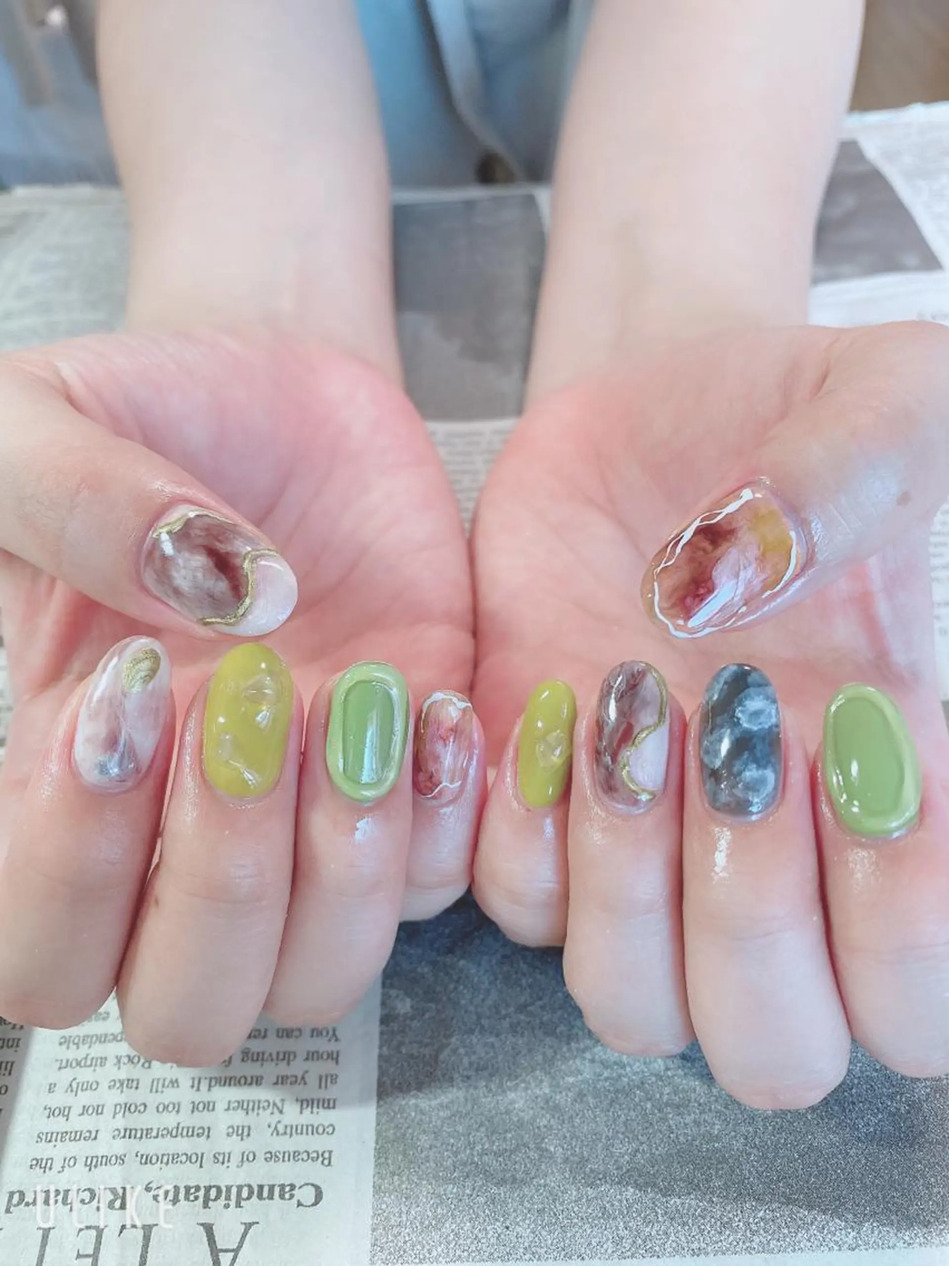 ネイル ハンドネイル ハンドケア 森山 舞のネイルデザイン