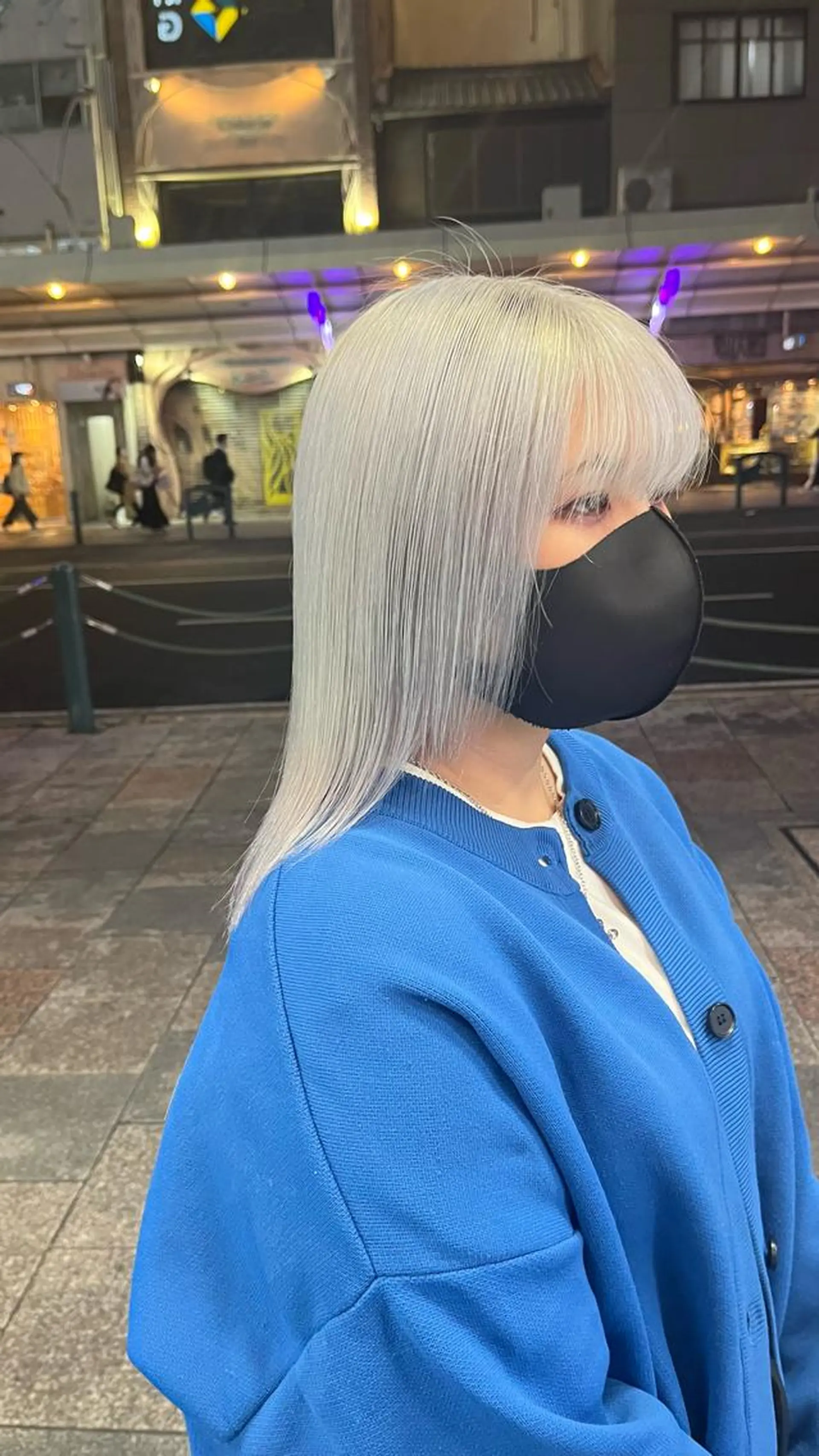 ミディアム カラー カット ヘアカラー トリートメント s.sweet NACHIKAのヘアスタイル