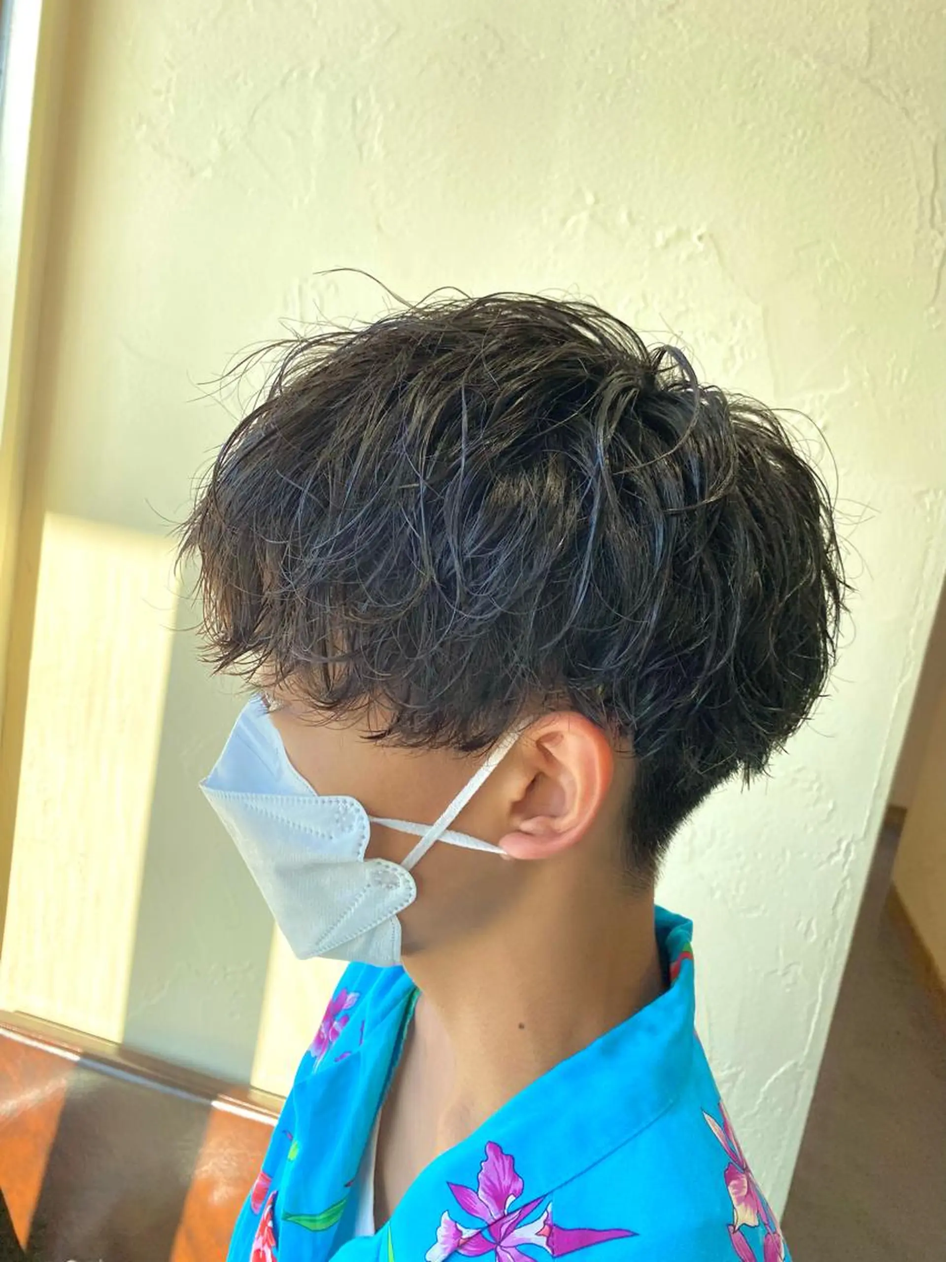 ショート メンズ カット パーマ メンズ特化美容師 岩田拓海のヘアスタイル