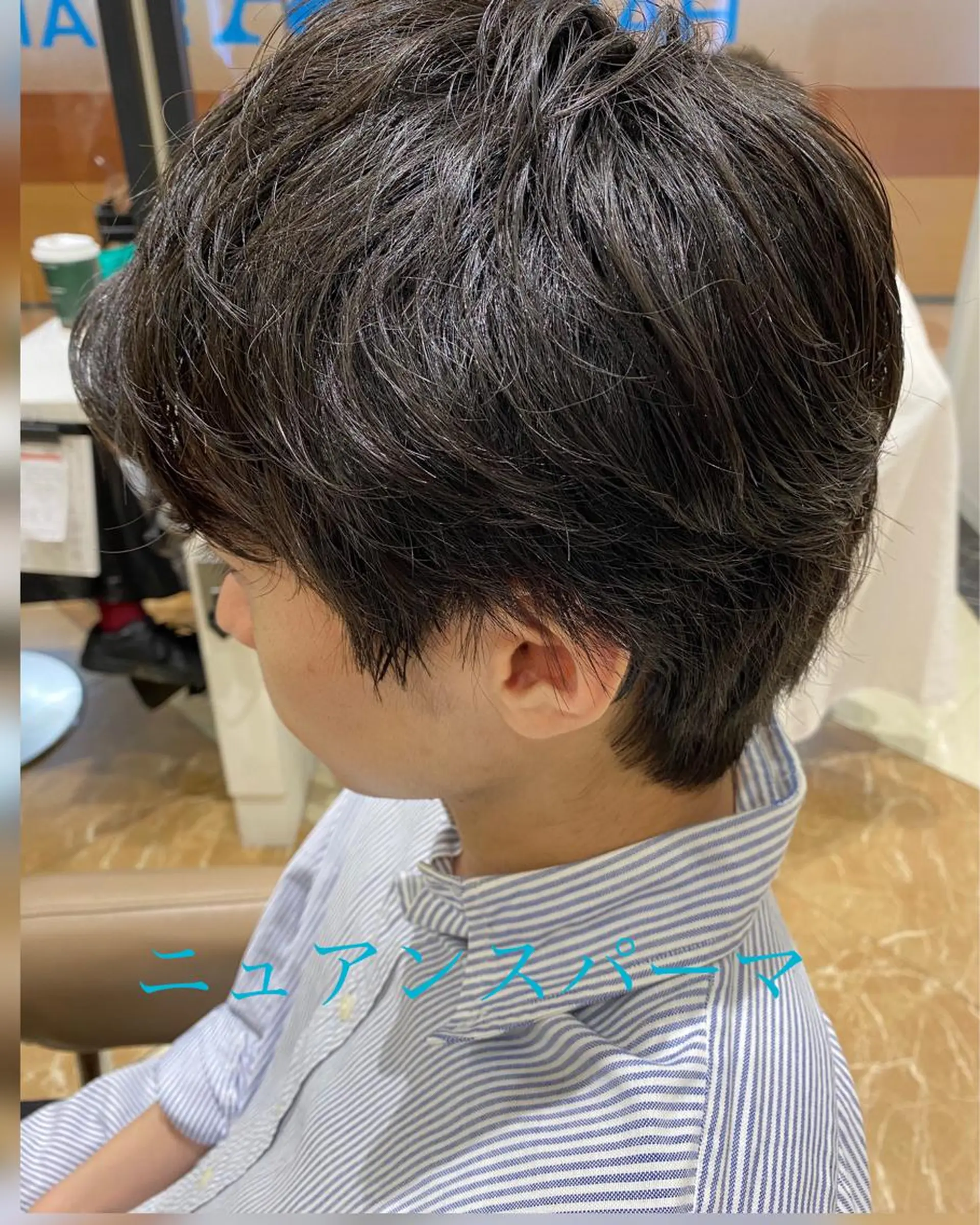 ショート メンズ カット 失敗しないパーマ 赤塚雄輝のヘアスタイル