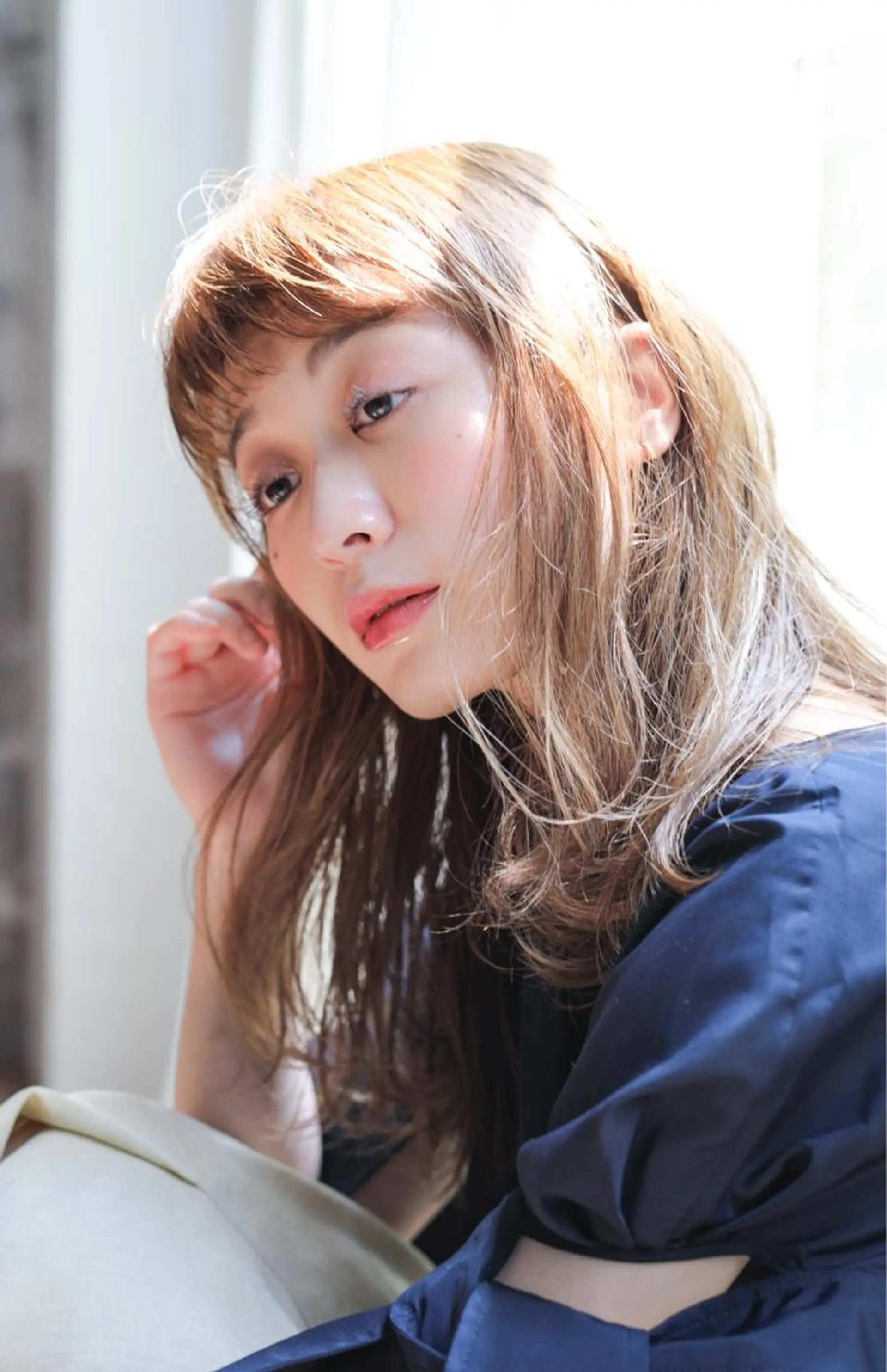 セミロング 松木 信也のヘアスタイル