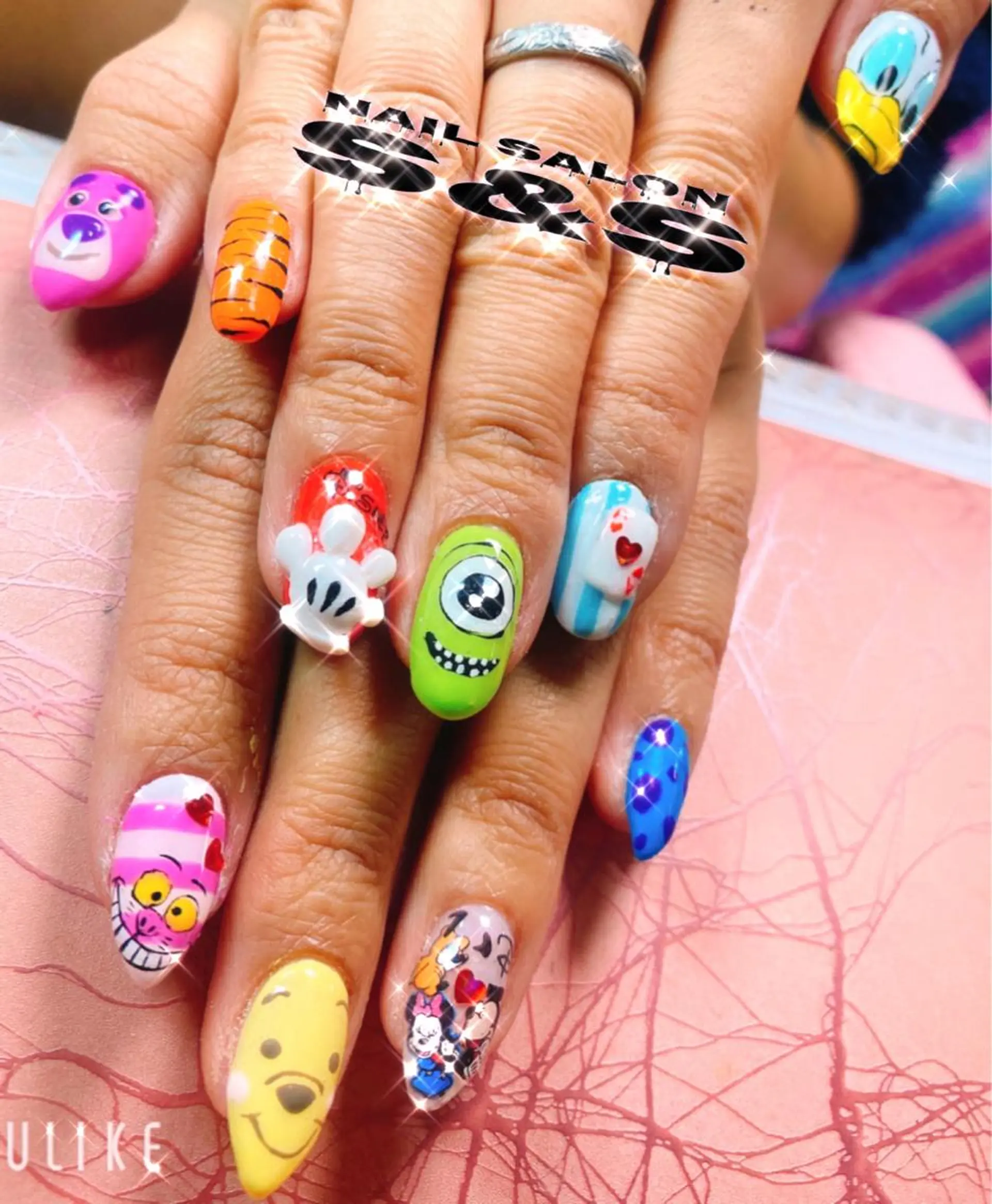 ネイル 長さ出し メンズネイル 持ち込み スカルプネイル S&S 村田小百合のネイルデザイン