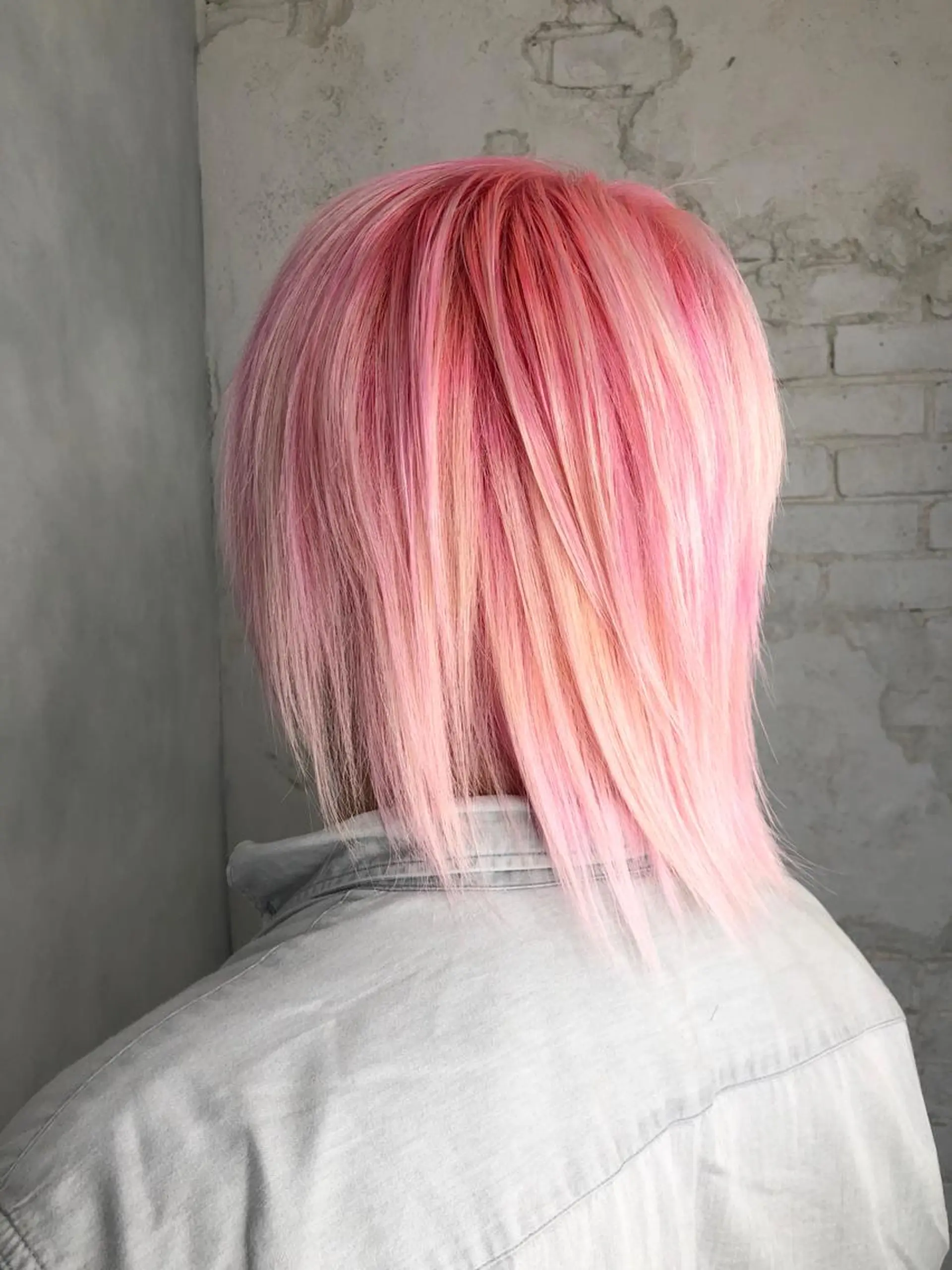 ミディアム カラー バレイヤージュ ブリーチ ケアブリーチ ダブルカラー ハイライトカラー welring hair salon所属・welring hair salonのヘアスタイル