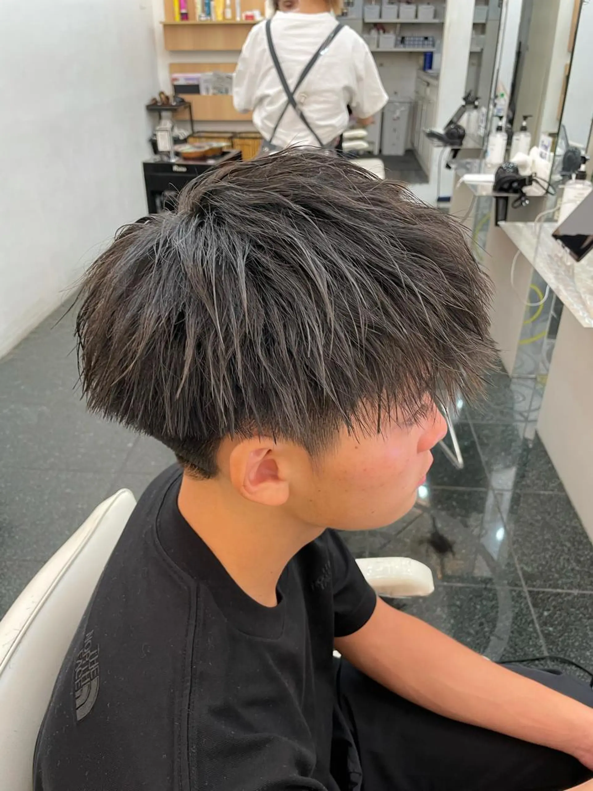 ショート メンズ 💇🏻‍♂️パーマ ニキ✨本田龍斗のヘアスタイル