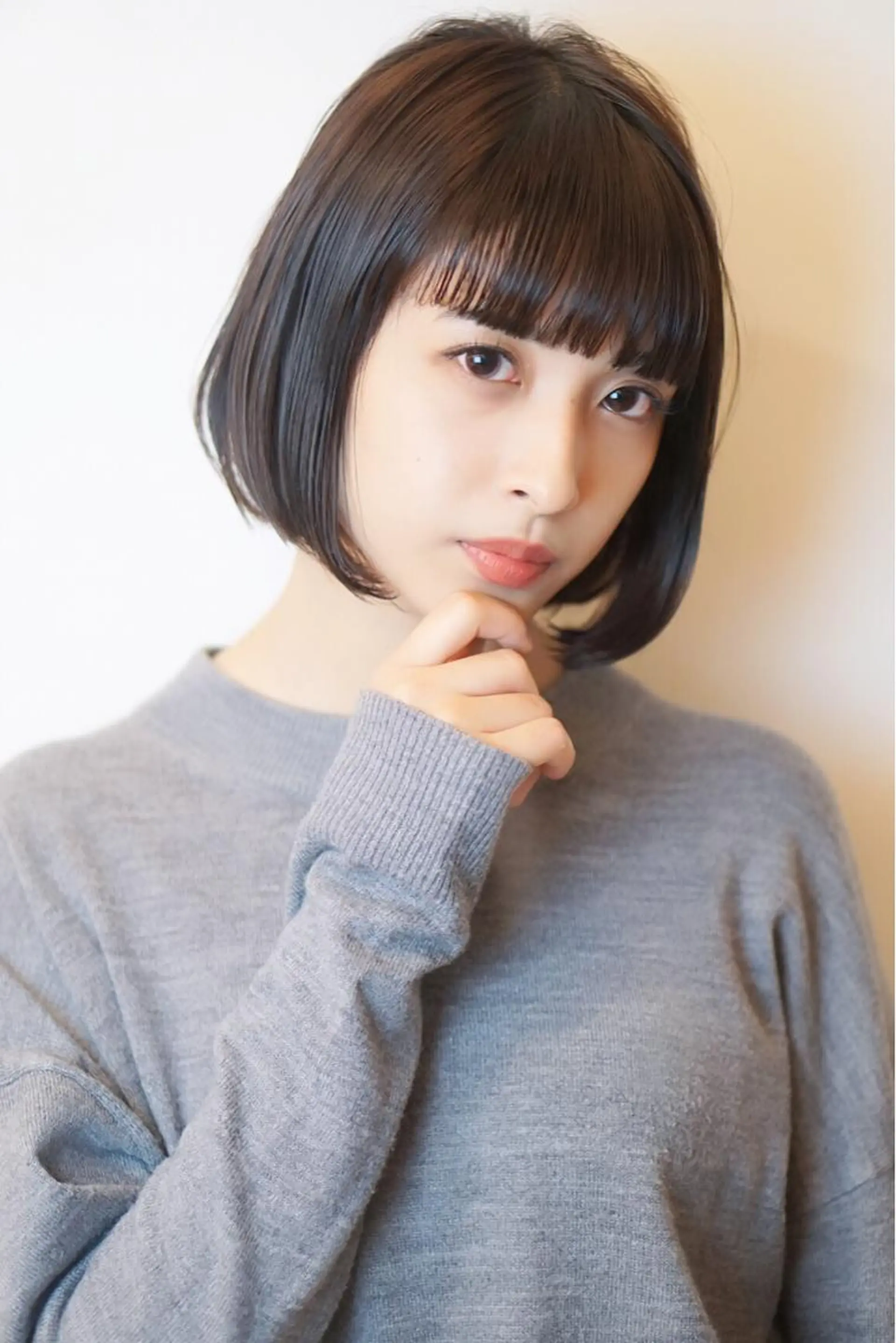 ショート カラー ボブ くびれヘア ディレクター ノナカのヘアスタイル