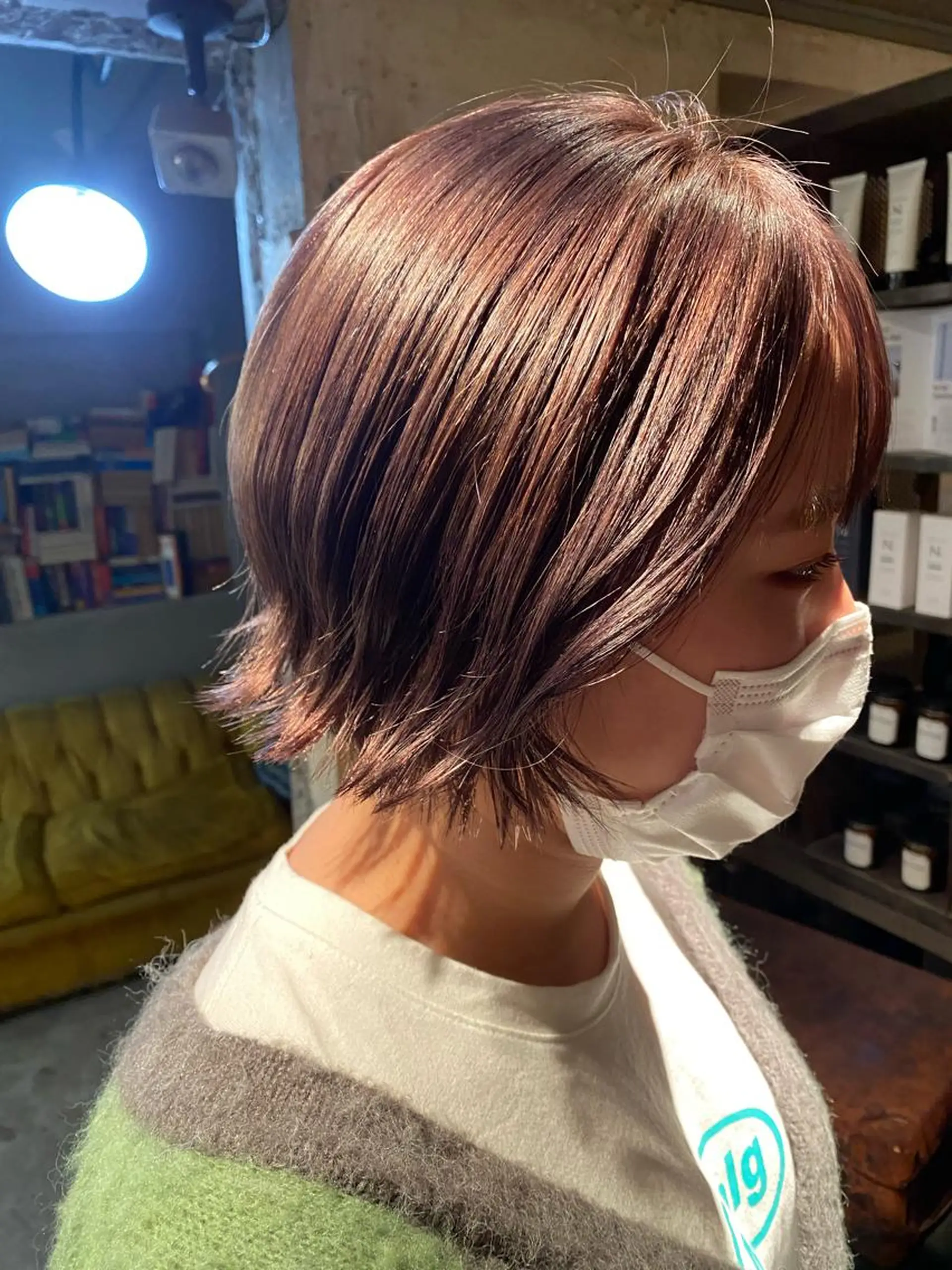 ミディアム カラー ベージュカラー ラベンダーカラー ラベンダーベージュ お任せヘア☘️☘️ 及川渚のヘアスタイル