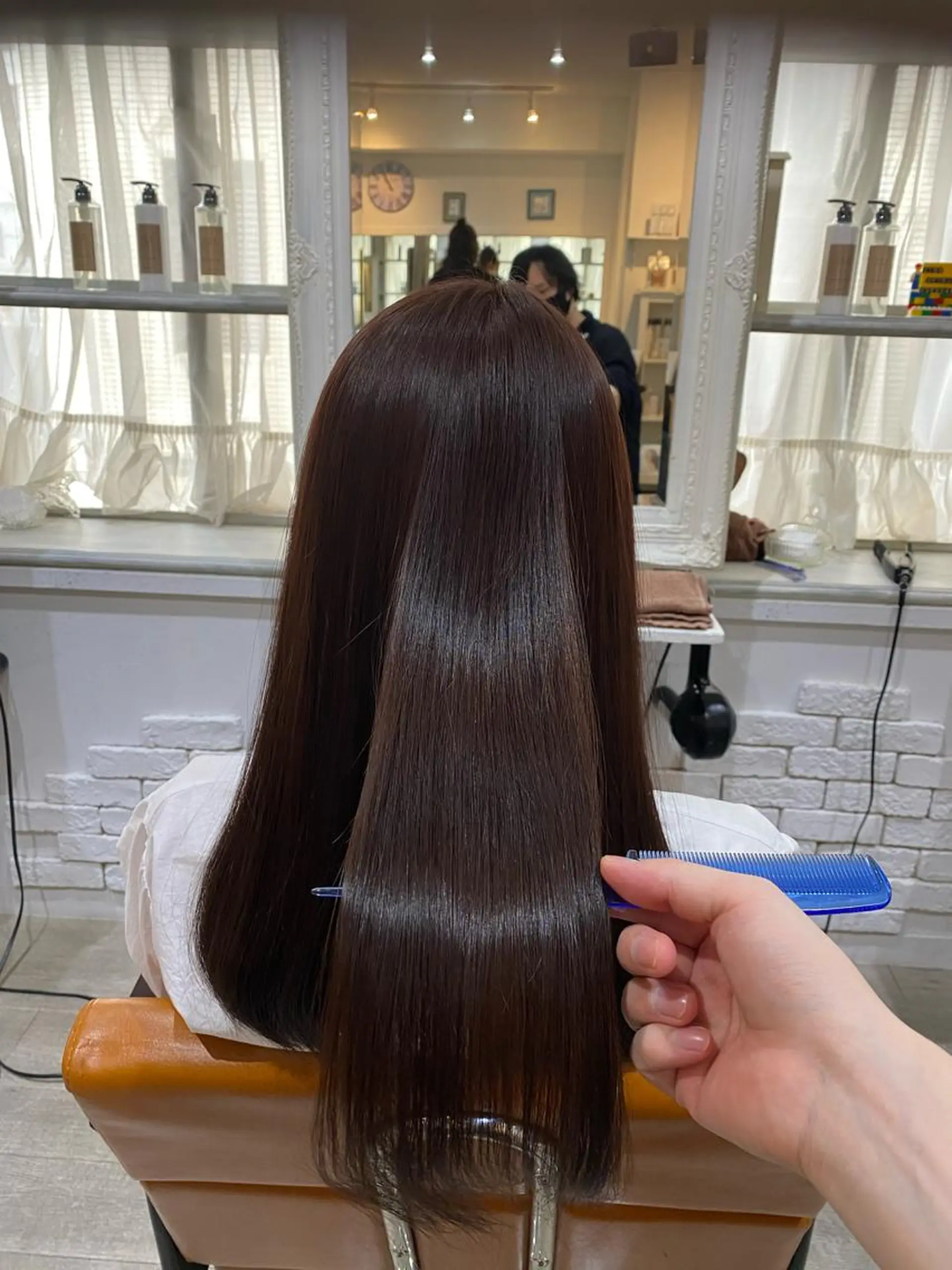 セミロング 🌈艶髪人気№１🌈 newi池袋店⭐江口のヘアスタイル