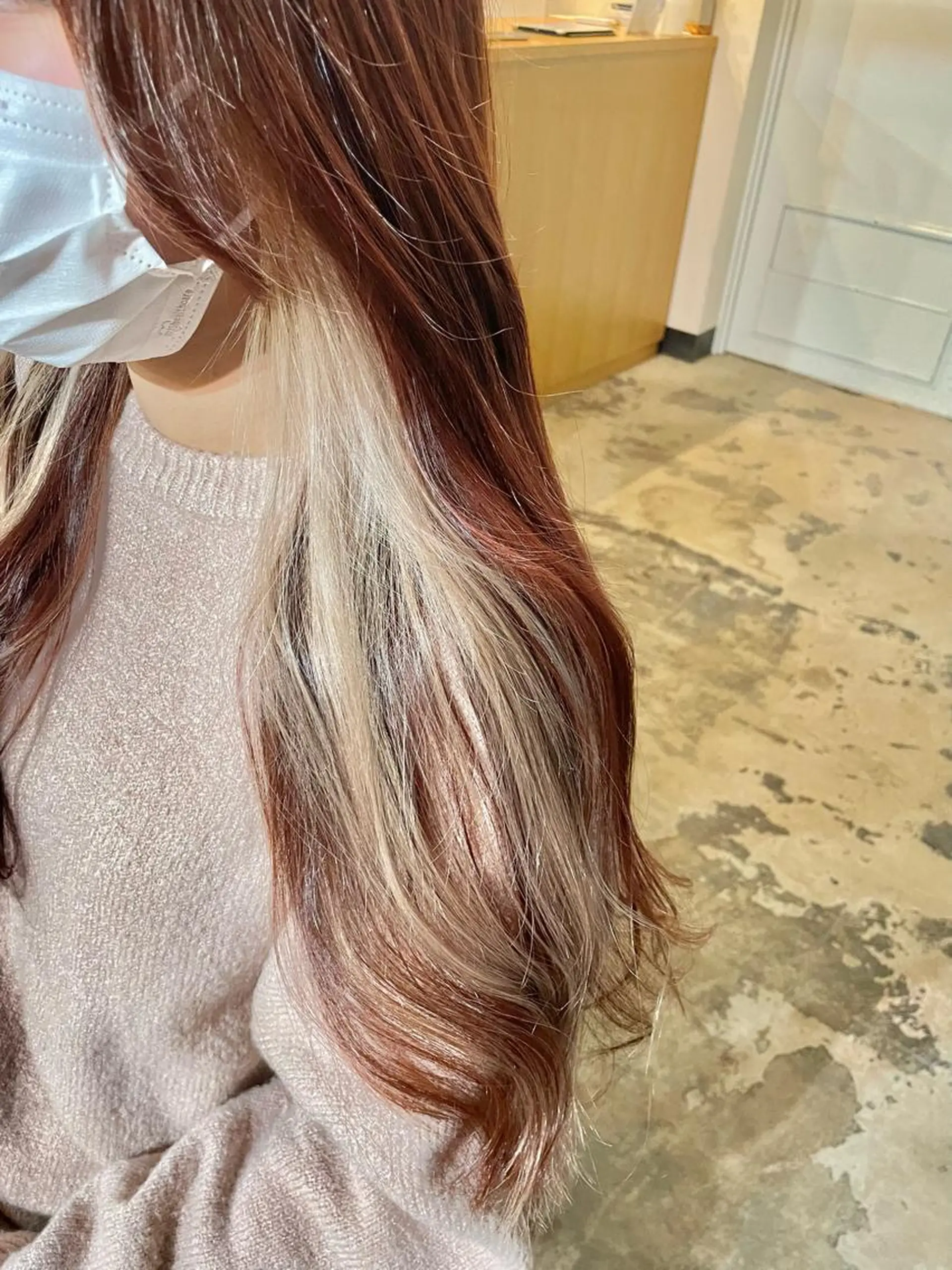 ロング カラー ベージュカラー インナーカラー ボブ ボブインナー La fith hair ray所属・メンズ/パーマ/ ブリーチ/KAITOのヘアスタイル