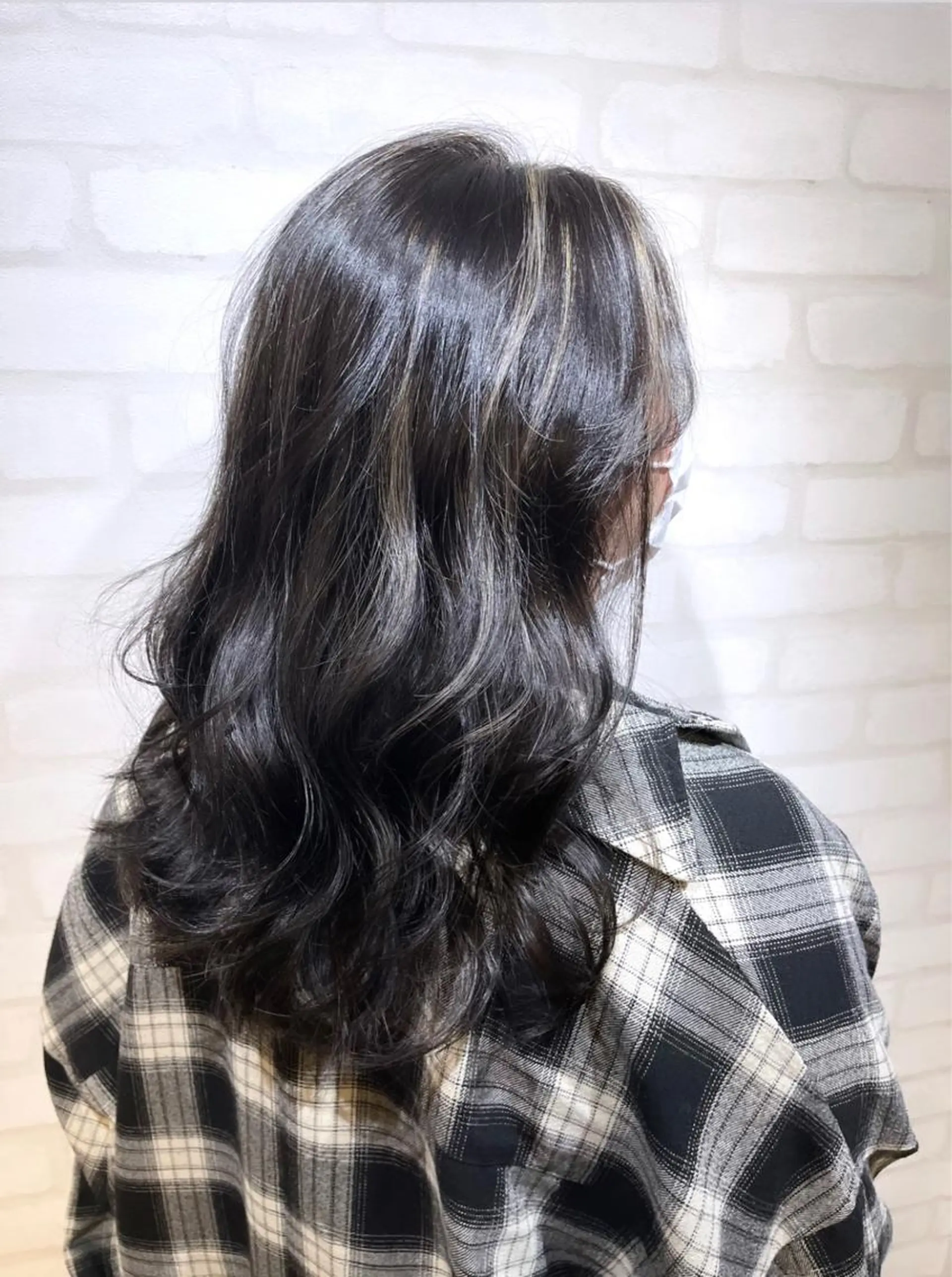 セミロング カラー ヘアアレンジ ANDIAMO SAKAE  楓のヘアスタイル