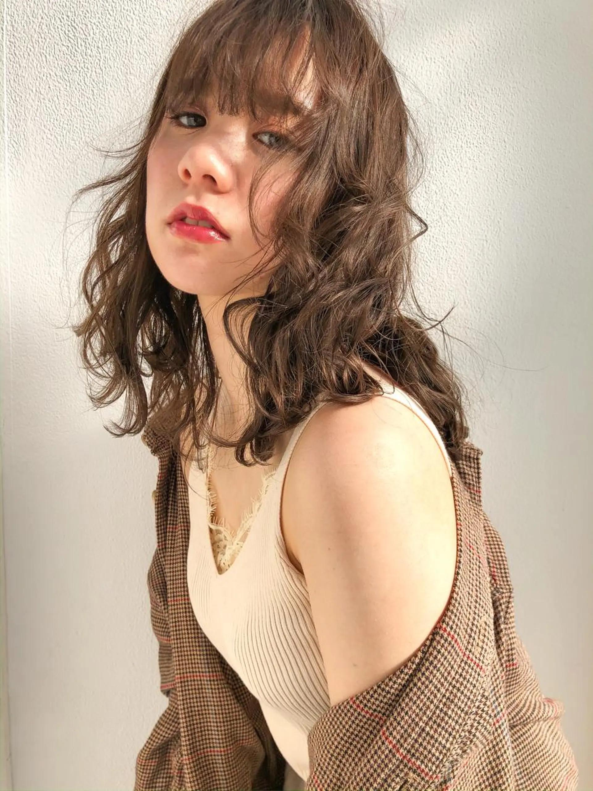 ミディアム カラー 横浜ブリーチムラ直し ハイトーン/ブリーチのヘアスタイル