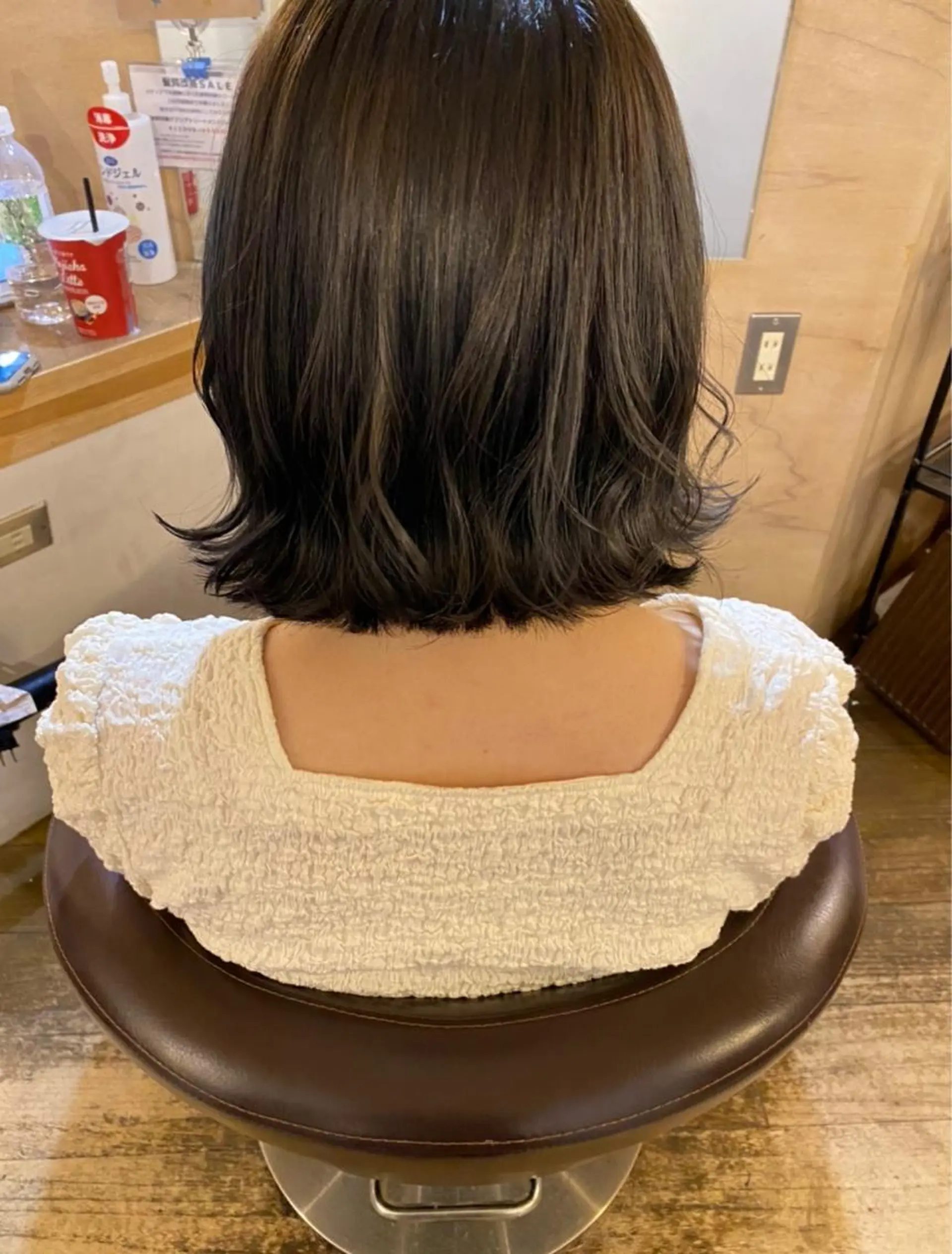 ショート カラー ヘアアレンジ ブリーチ ブラウンカラー チョコレートブラウン ブリーチなしカラー ヘアカラー 🐼加藤 佳穂🐾のヘアスタイル