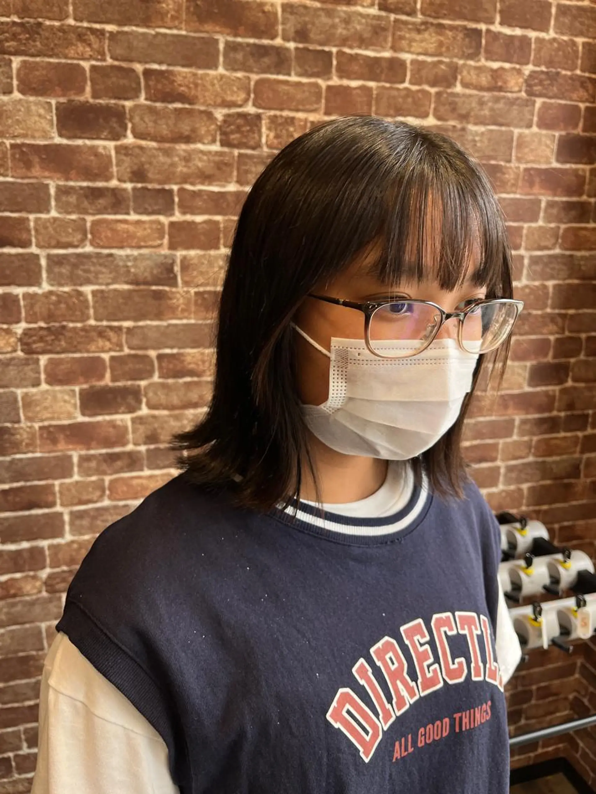 セミロング カラー パーマ ヘアアレンジ メンズ キッズ ネイル マツエク・マツパ アイブロウ メンズパーマ セミロングパーマ ブラウンカラー ケアカラー 透明感カラー ヘアカラー トリートメント ヘッドスパ times salon名駅所属・久木原 ゆりのヘアスタイル