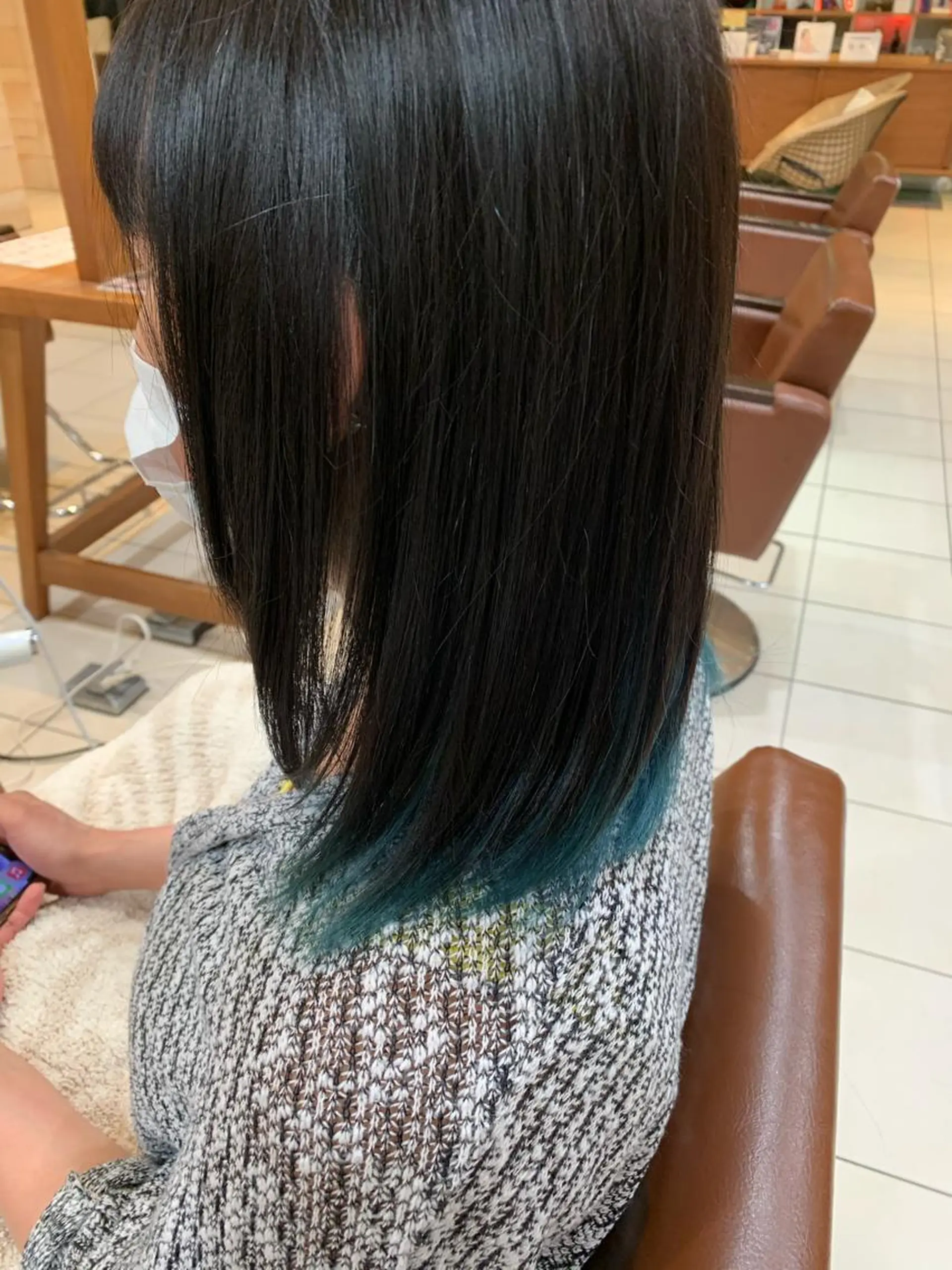 ミディアム カラー ブリーチ レイヤーカット 川崎レイヤーカット /江口真正のヘアスタイル