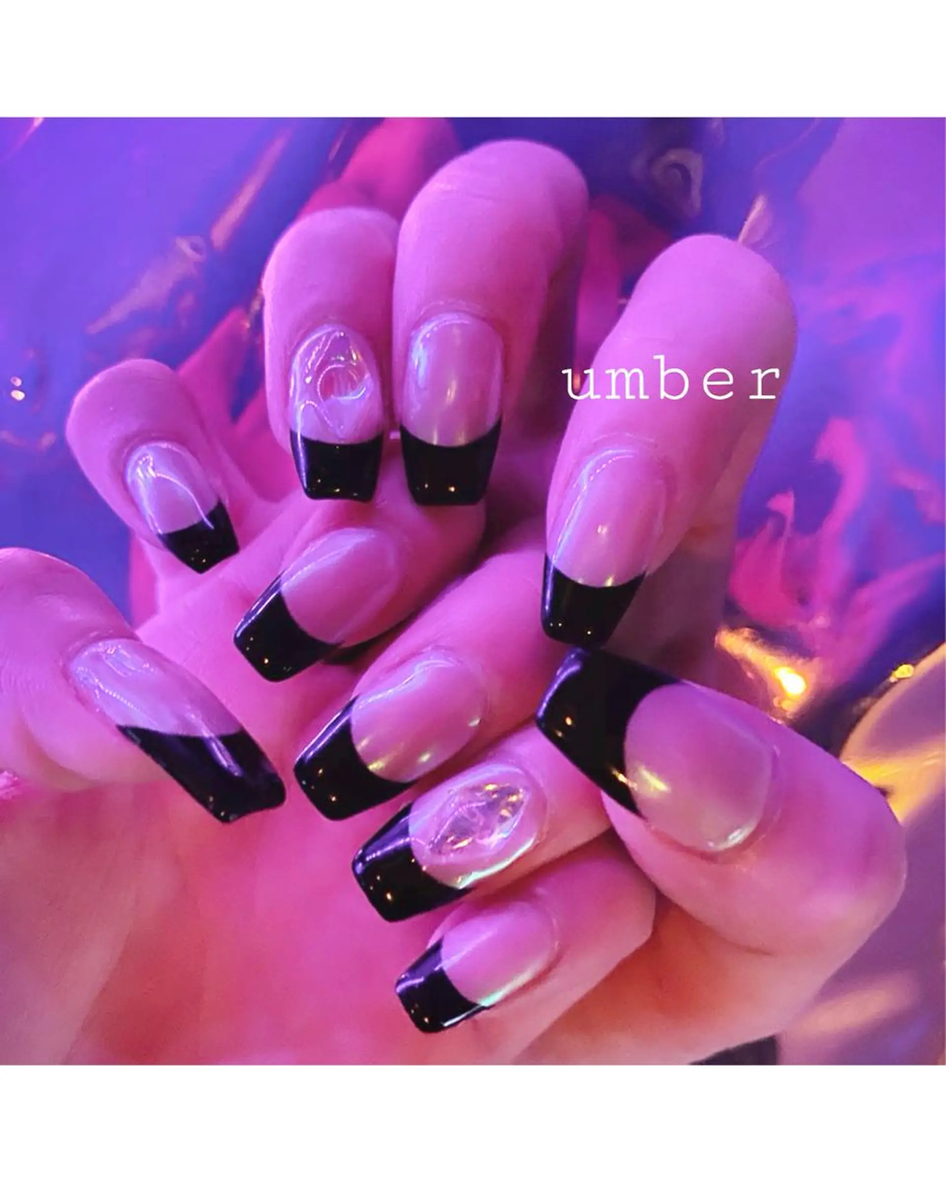 ネイル クリアネイル フットネイル フレンチネイル マグネットネイル メンズネイル ハンドネイル umber 三茶1分のネイルデザイン