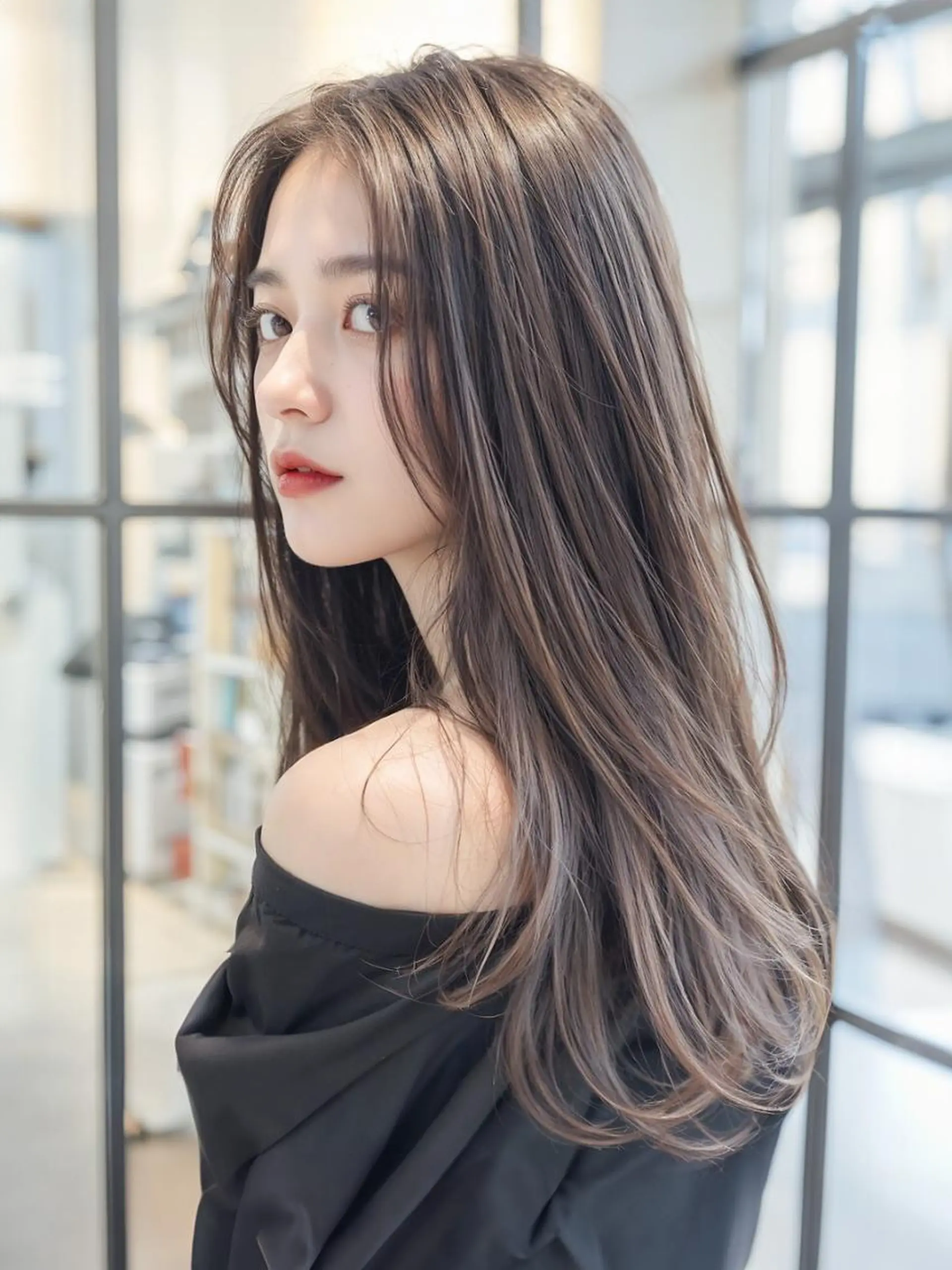 ロング カット 縮毛矯正 トリートメント ish by fan.所属・最初から最後までマン ツーマン☆fan店長のヘアスタイル