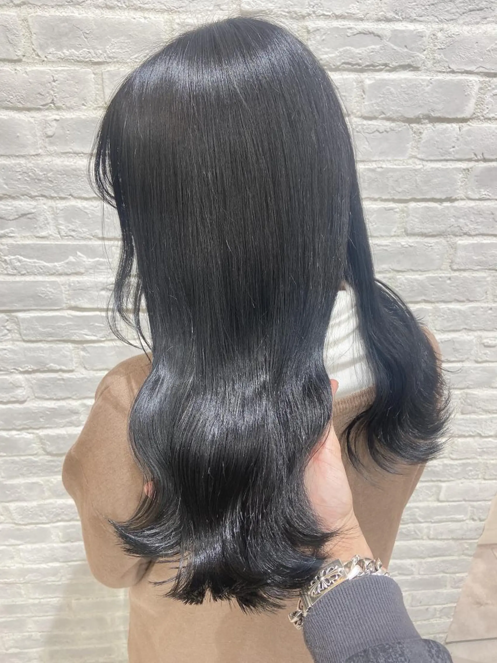 ロング カラー ネイル カット ヘアカラー 韓国/色気/レイヤー /avance天王寺のヘアスタイル