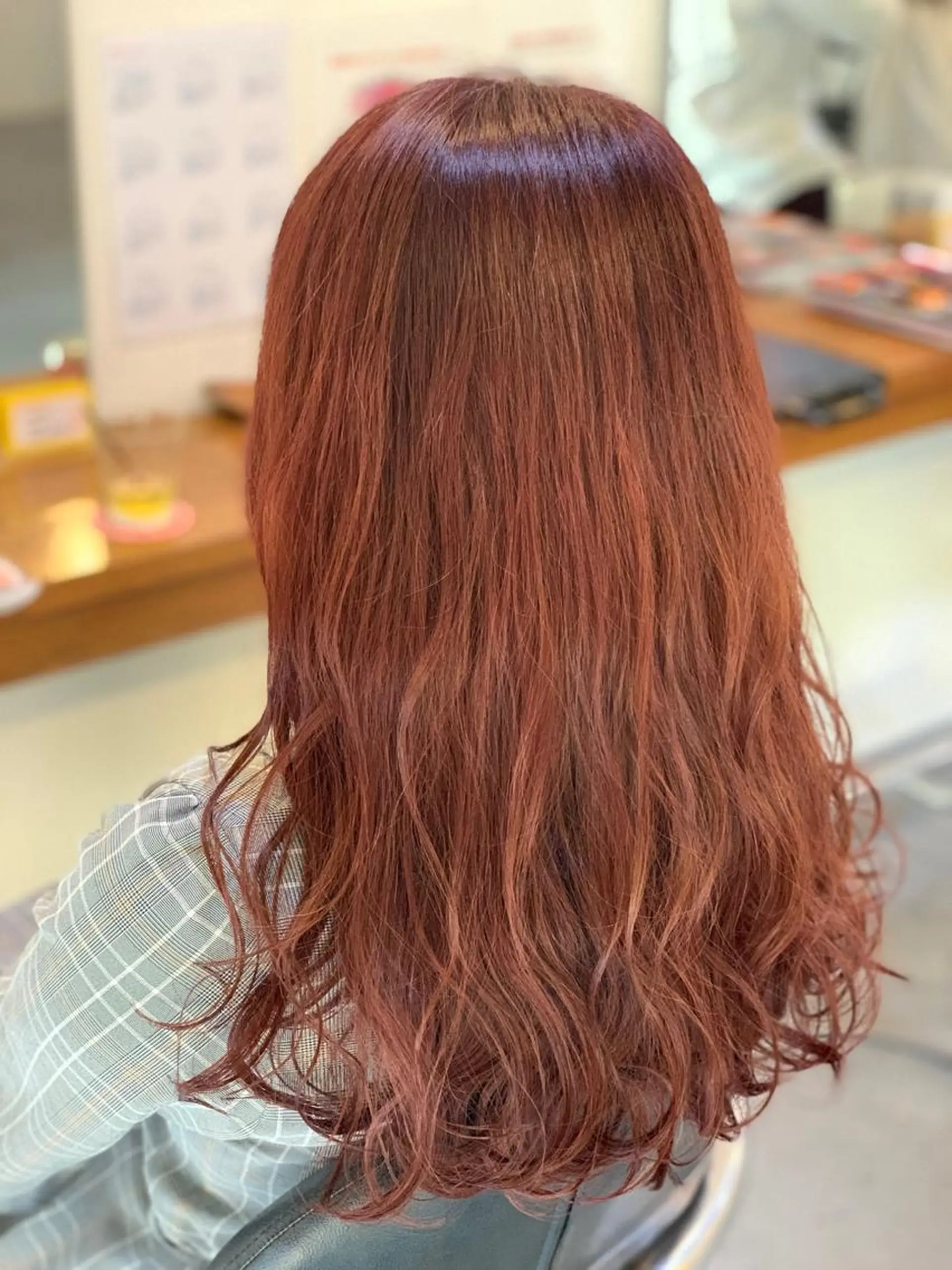 ロング カラー ヘアカラー トリートメント IORI #韓国ヘア#髪質改善のヘアスタイル