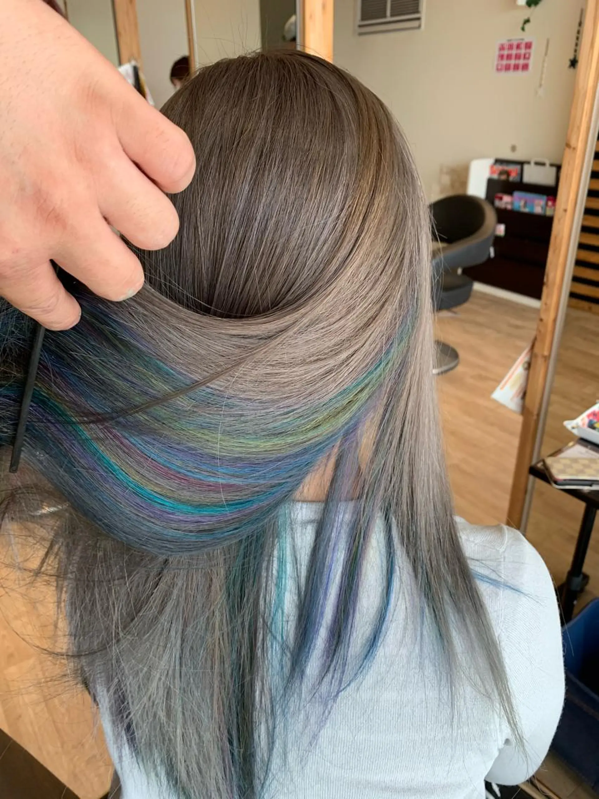 ミディアム カラー ヘアカラー 大久保 隆蔵のヘアスタイル