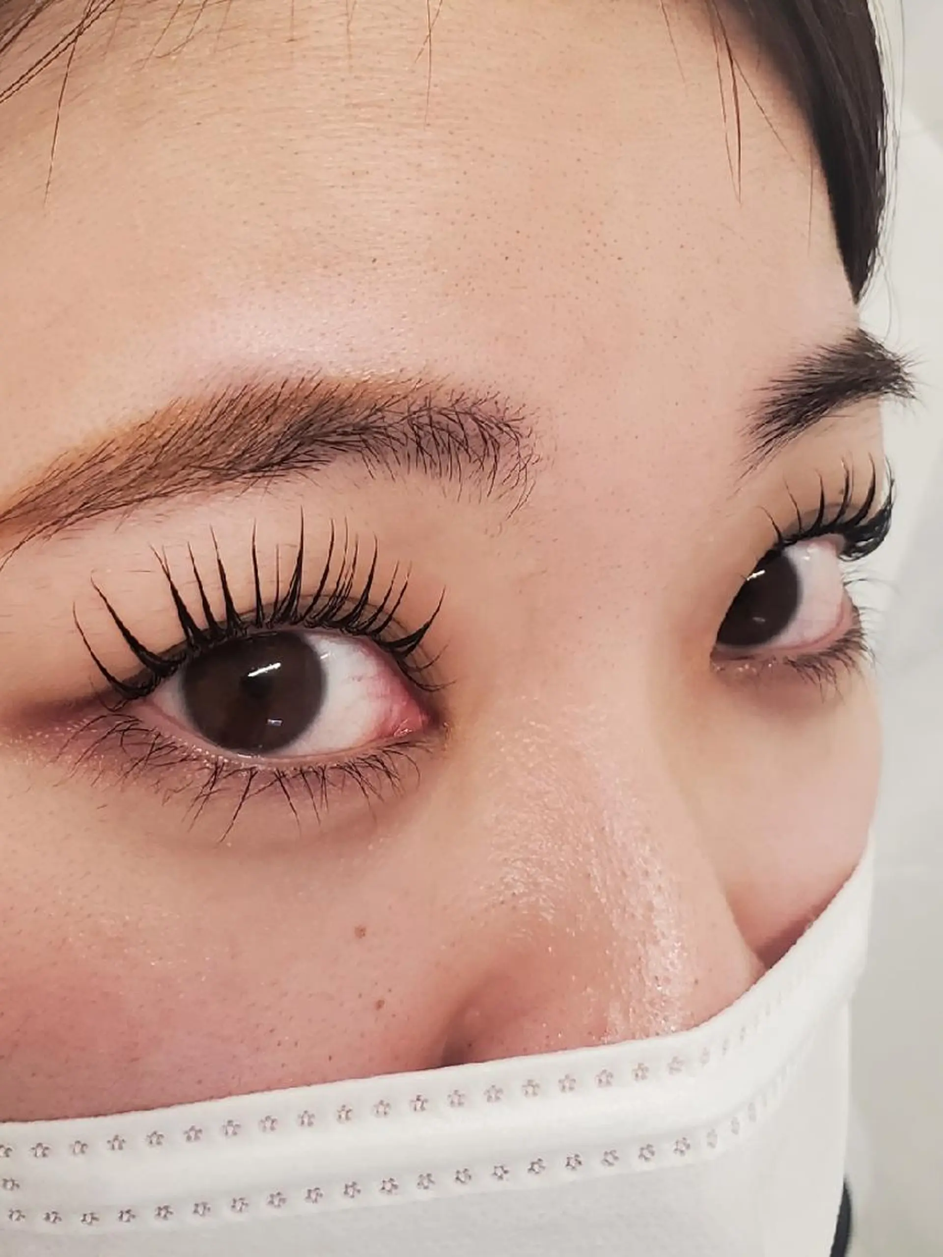 マツエク・マツパ パリジェンヌラッシュリフト Crescent Eye Yuiのマツエク・マツパデザイン