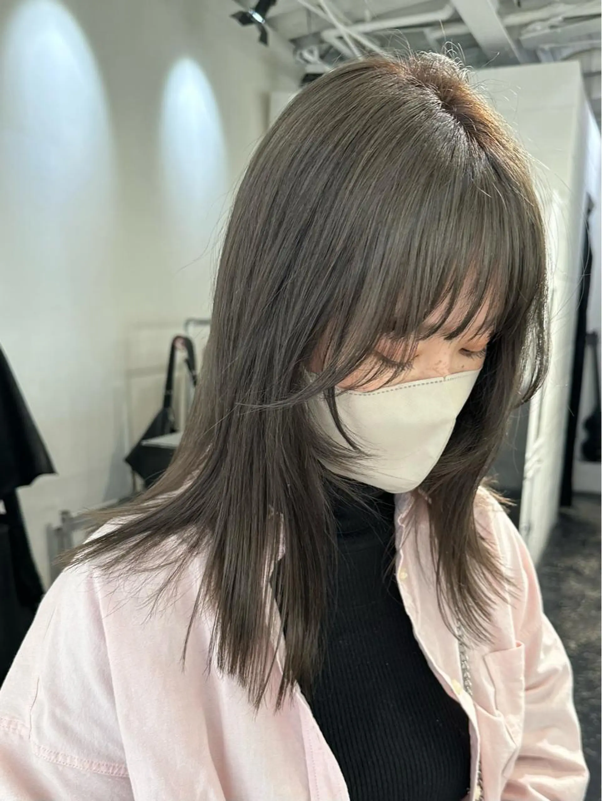 ミディアム カラー ヘアカラー トリートメント レイヤーカット/艶髪 ✨💭KIRARIのヘアスタイル