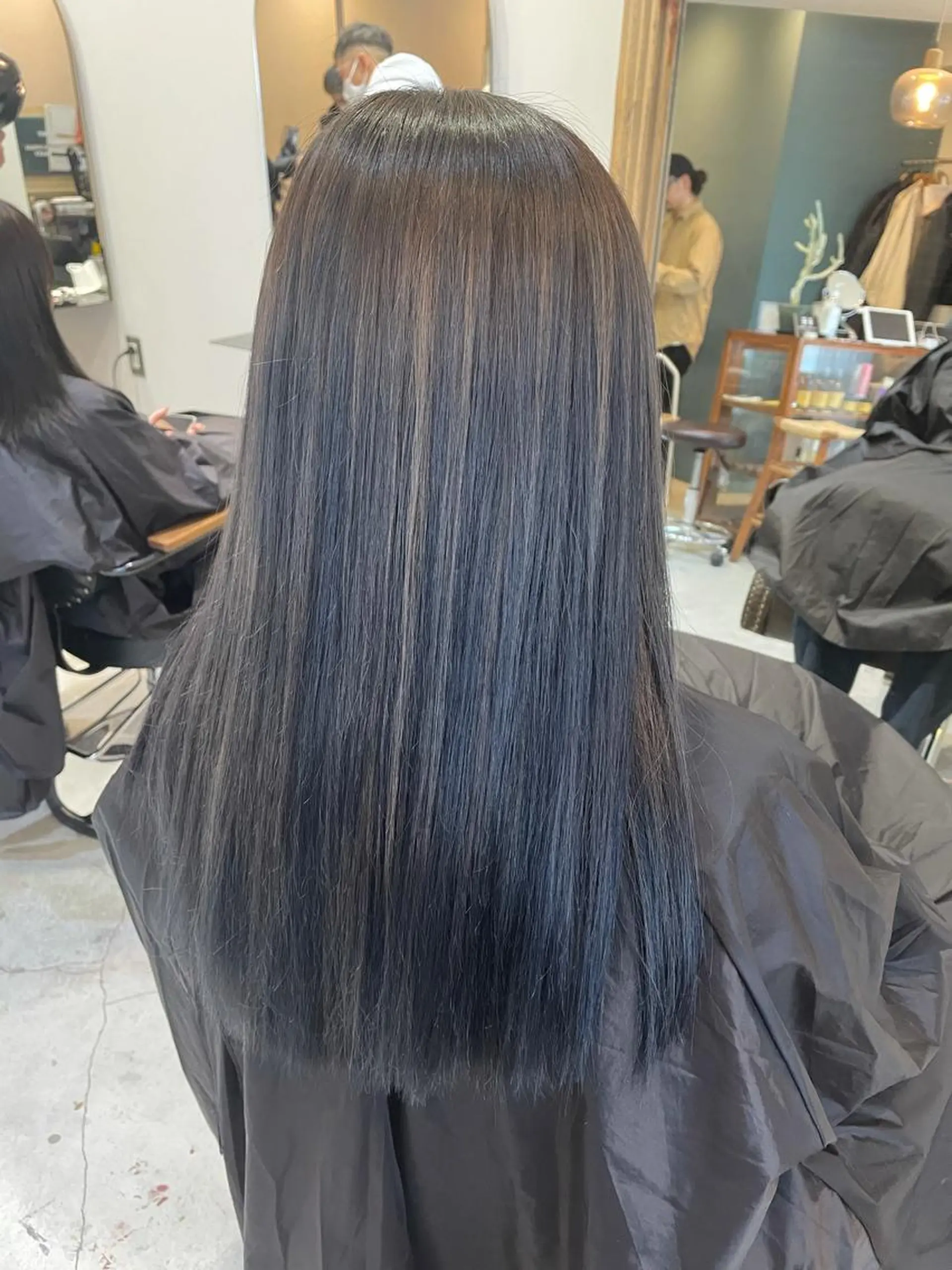 セミロング カラー ブリーチ ブルーカラー ハイライトカラー ハイライト カット ヘアカラー トリートメント 中目黒🌼 🌼ハナのヘアスタイル