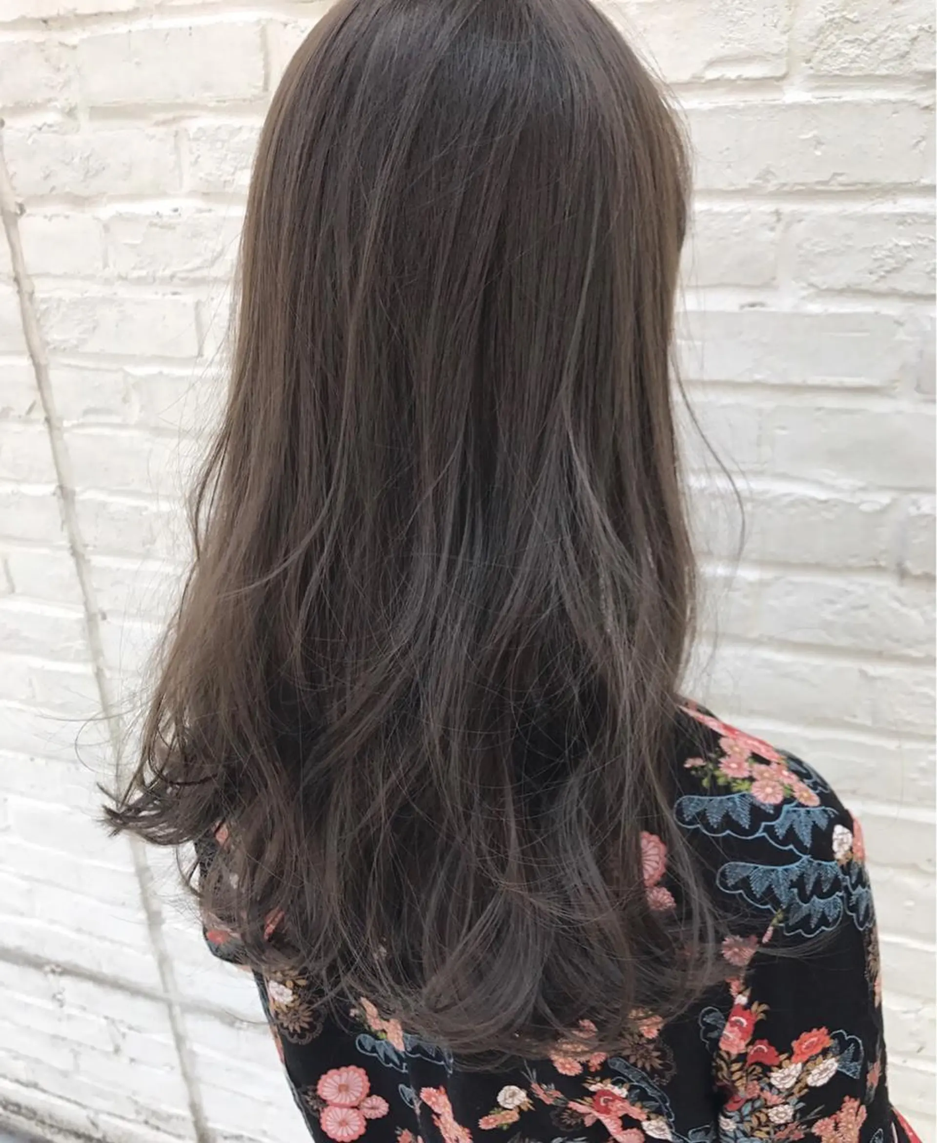 ロング カラー イルミナカラー 透明感カラー× レイヤーカット✨高梨のヘアスタイル