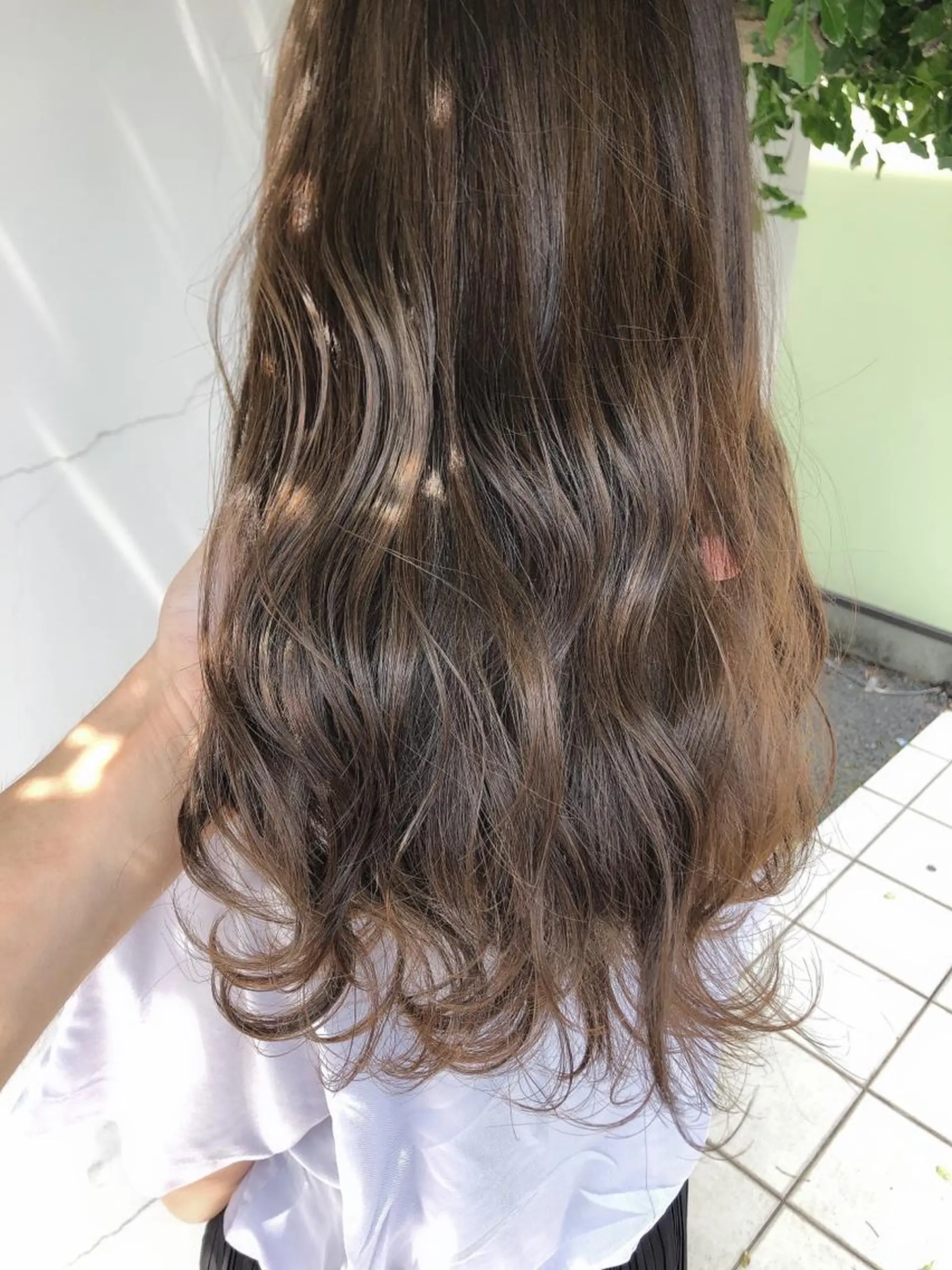ロング カット ヘアカラー トリートメント 具志 正太のヘアスタイル