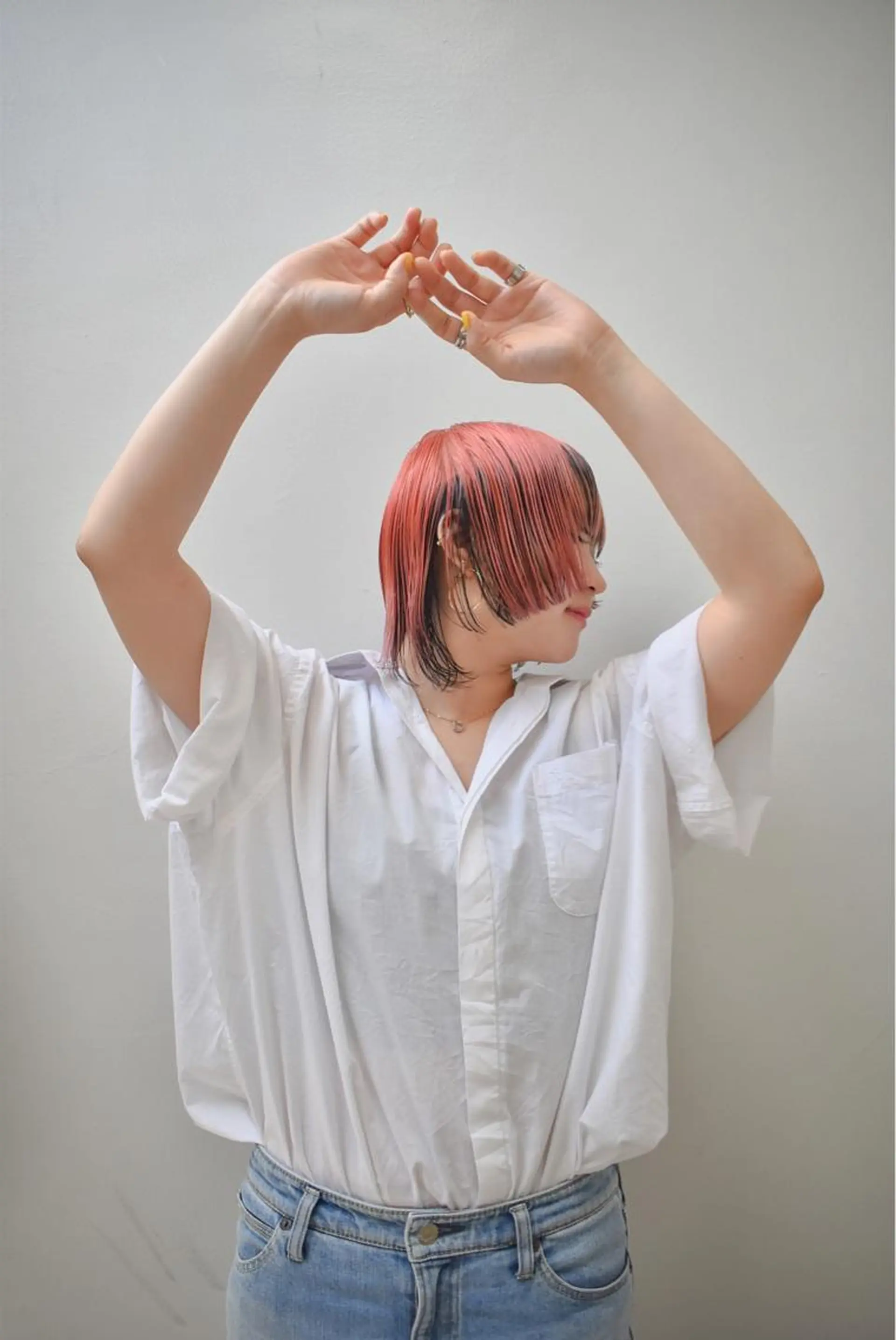 ショート カラー インナーカラー ボブ ウルフカット ウルフボブ カット ヘアカラー トリートメント ヘアセット メンズ特化 パーマ/オザワのヘアスタイル