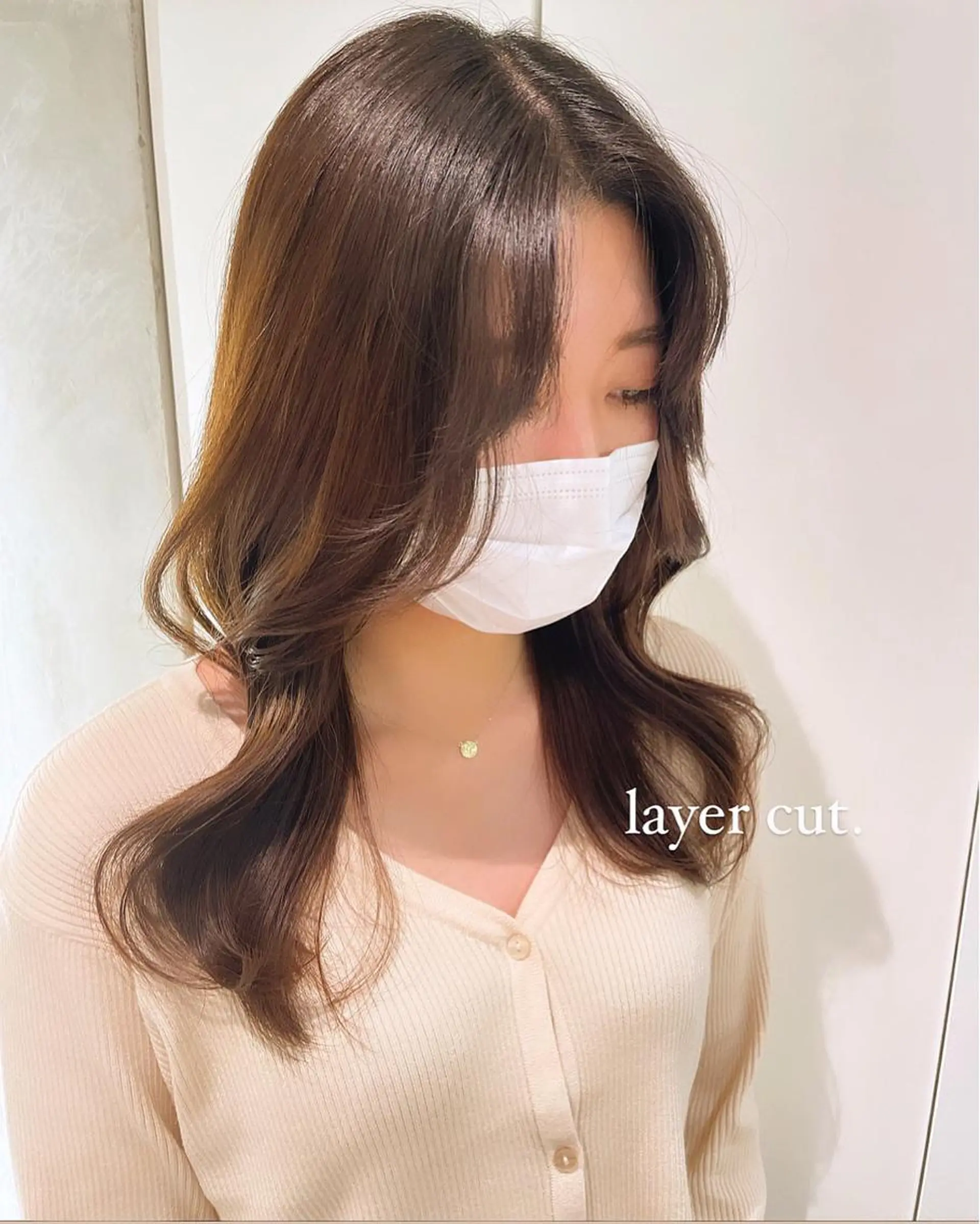 ロング 銀座／レイヤーカット 🤍内野すみれのヘアスタイル