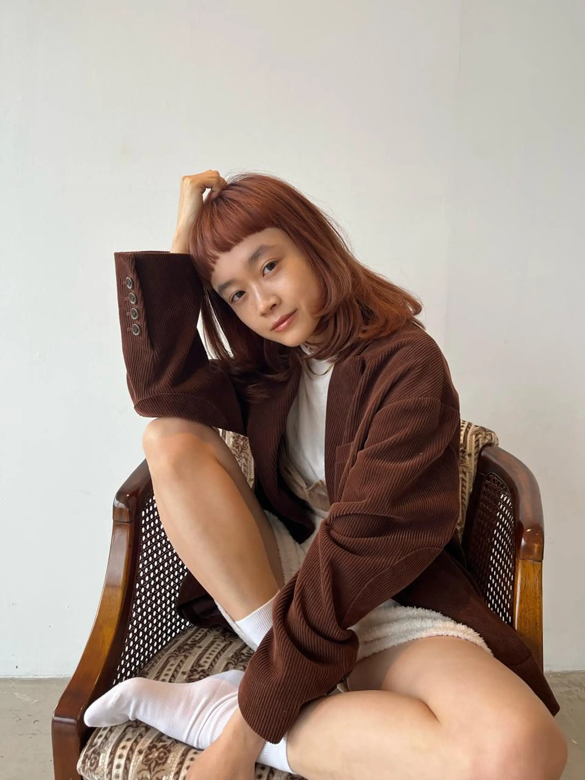 セミロング カラー 五十嵐ゆり 美髪カラー　武蔵小杉のヘアスタイル