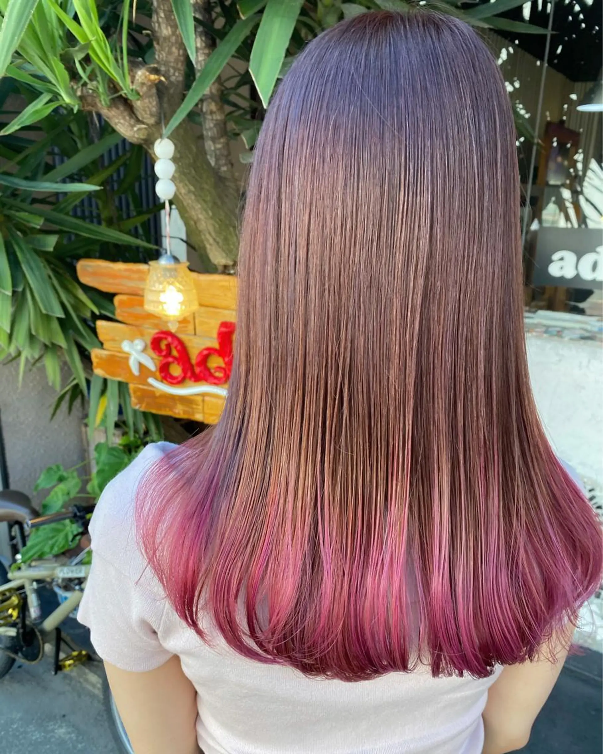 ロング カラー ヘアカラー 玉木 育実のヘアスタイル