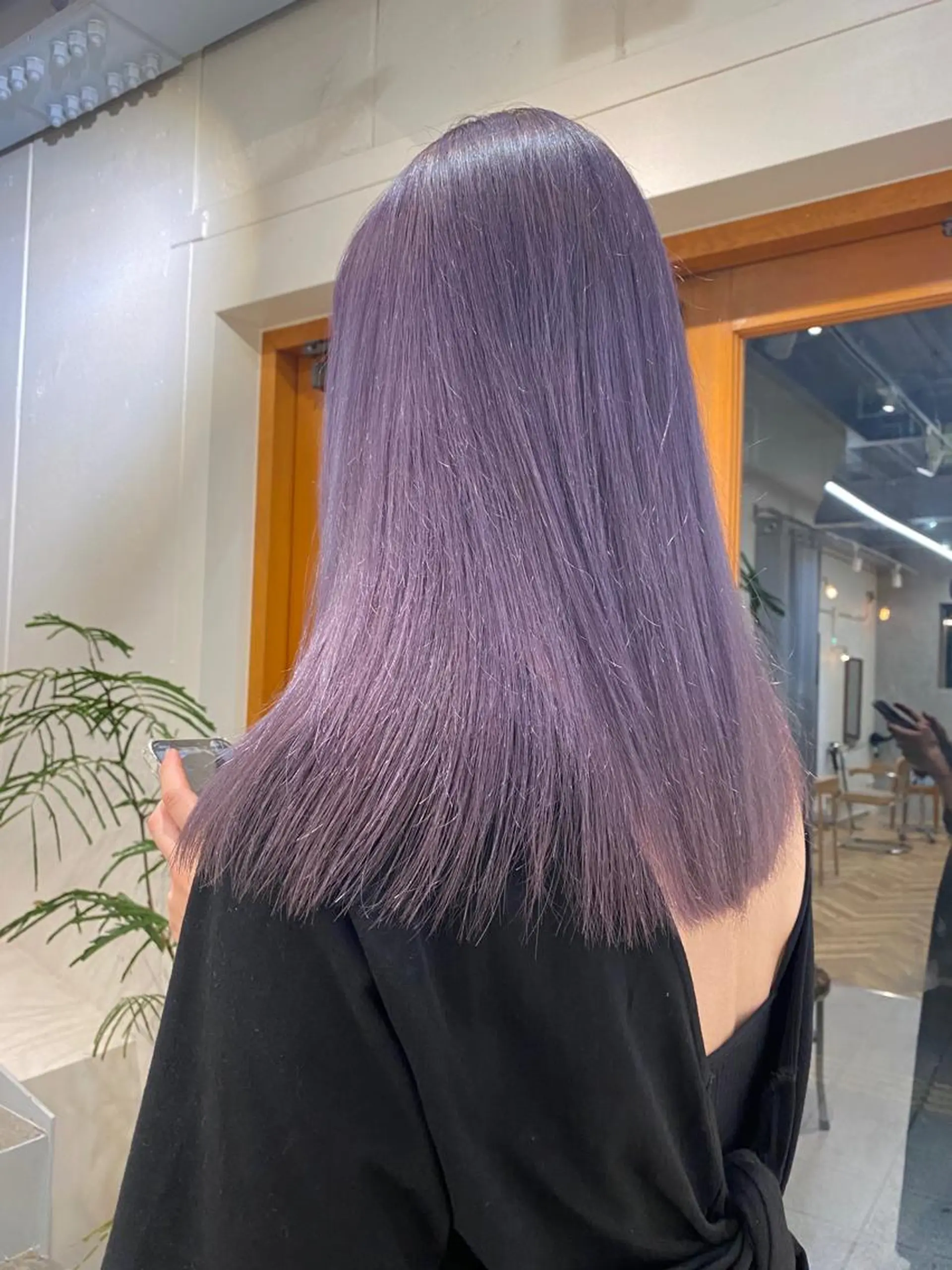 セミロング カラー カット 村田 りょうやのヘアスタイル