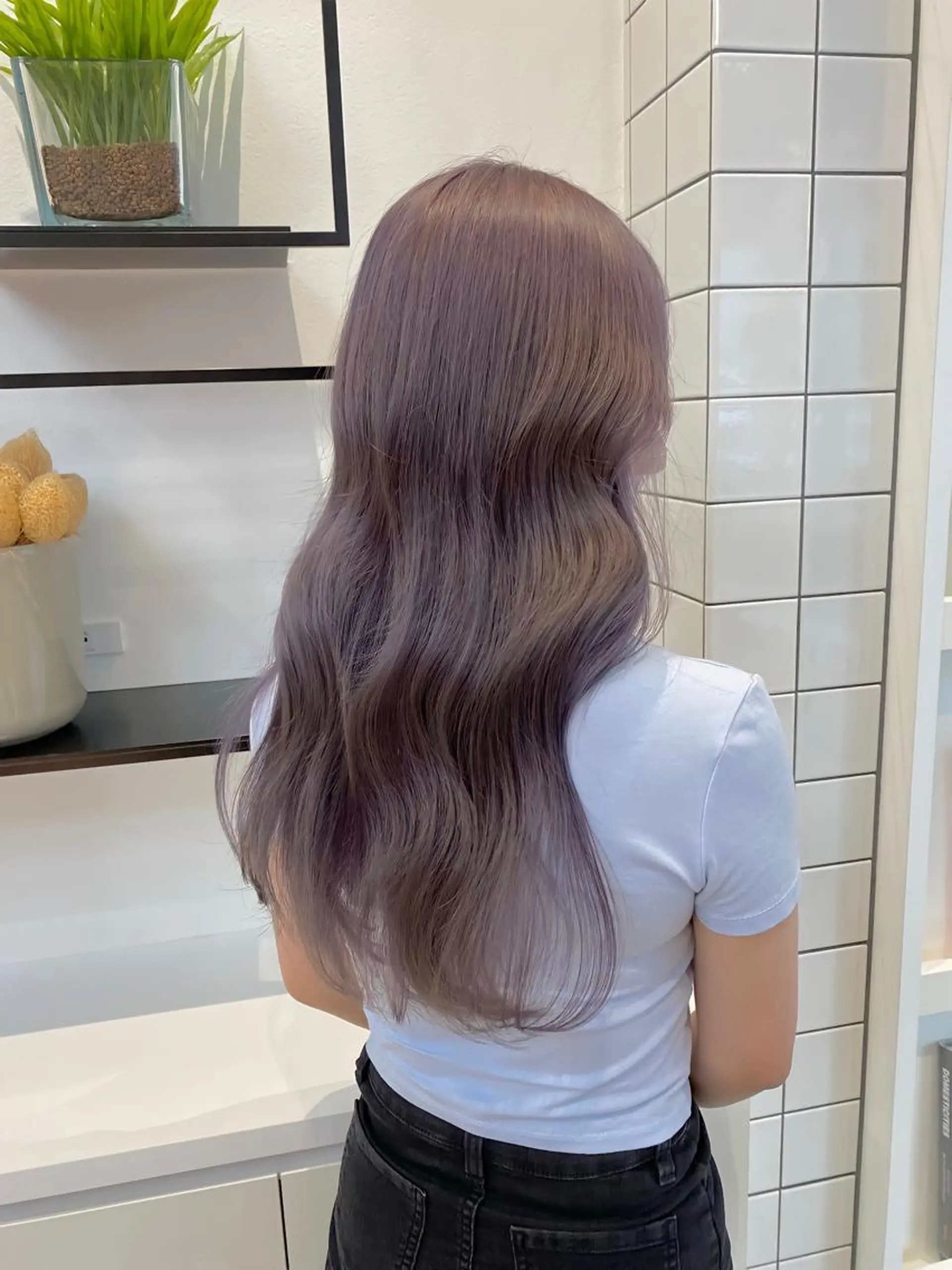 ロング カラー ヘアカラー 荒谷 薫のヘアスタイル