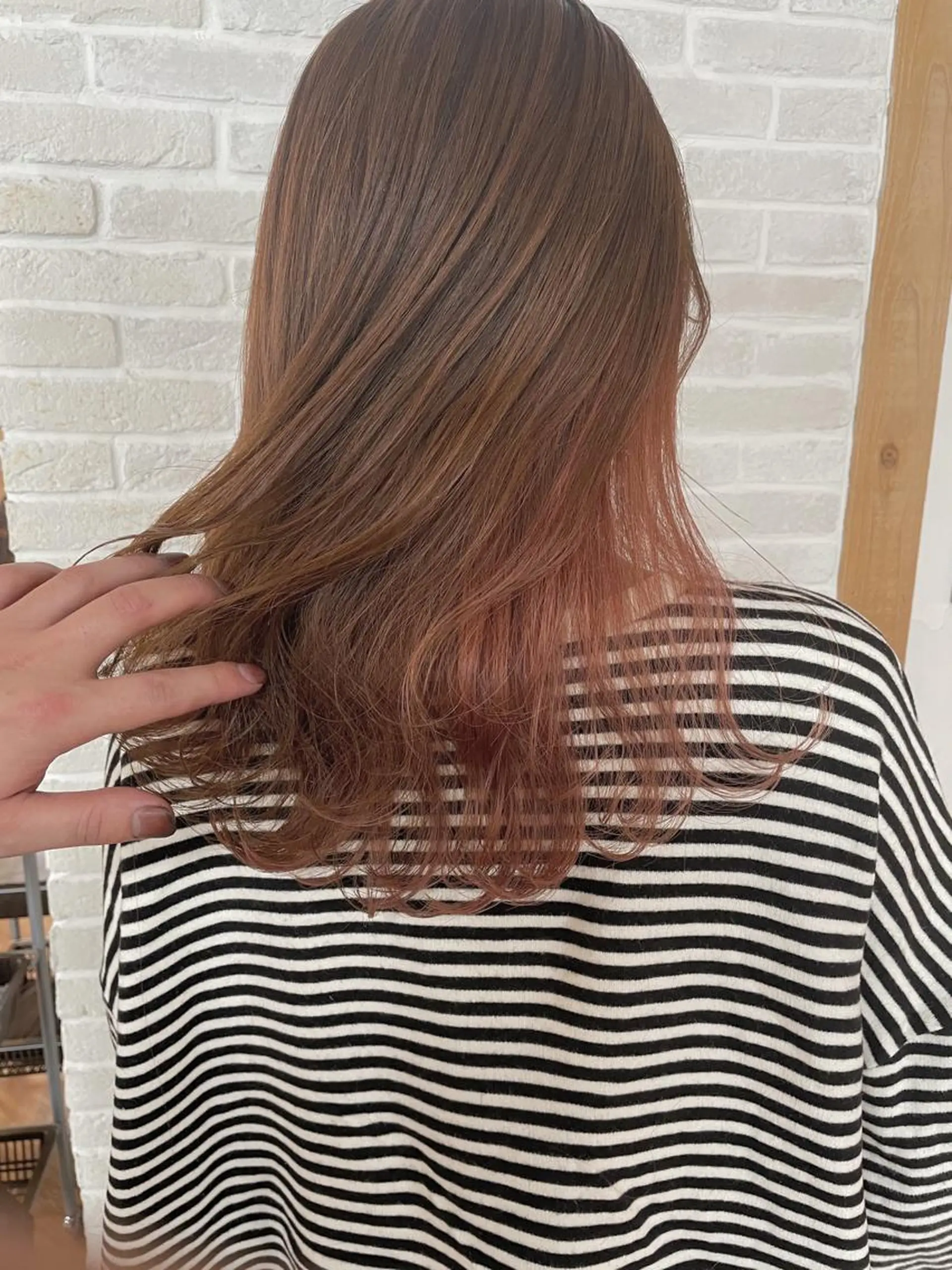 セミロング カラー hair salon Ranun髪質改善のヘアスタイル