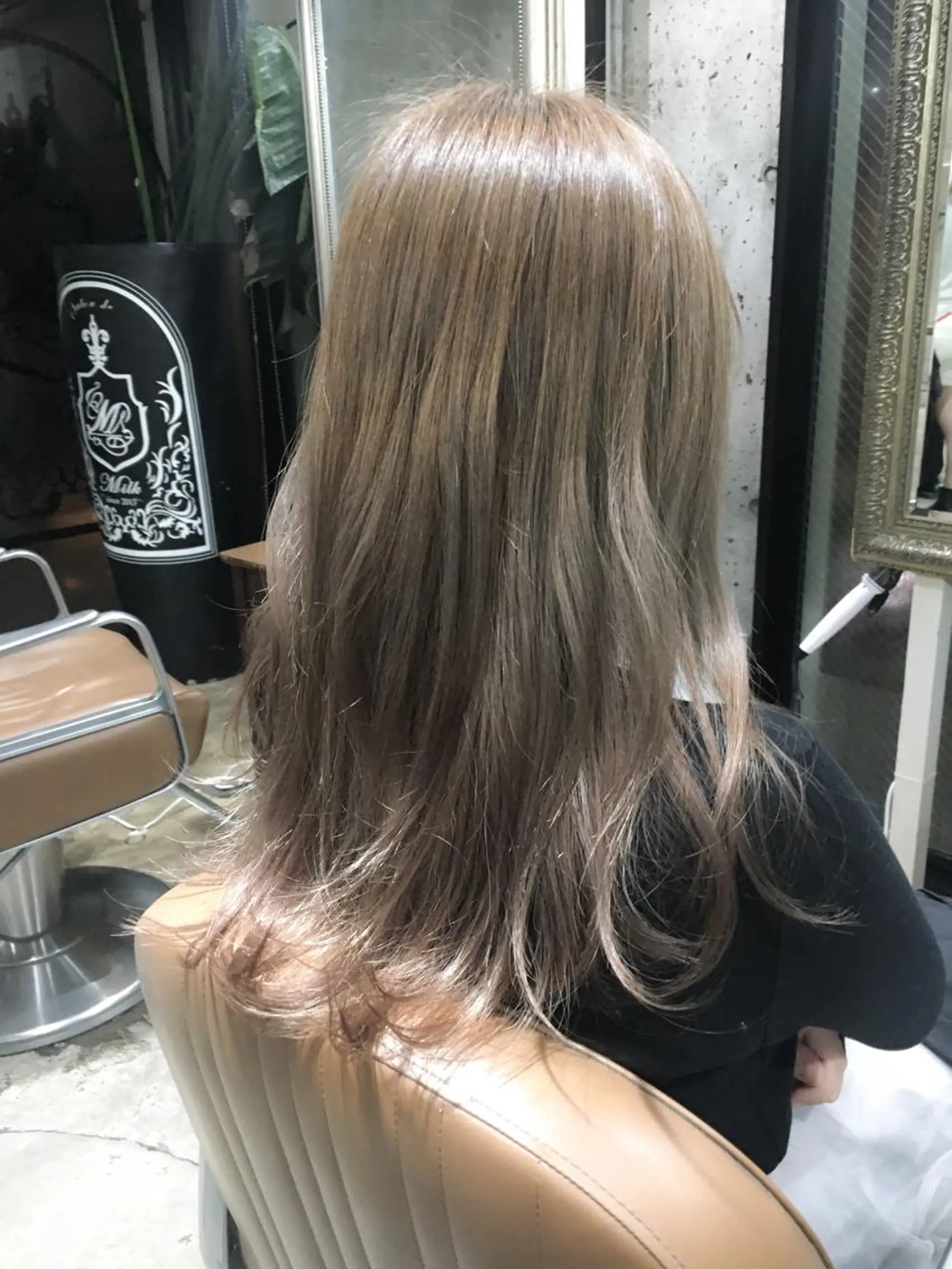 ロング カラー ベージュカラー ミルクティーベージュ 北條 優輝のヘアスタイル