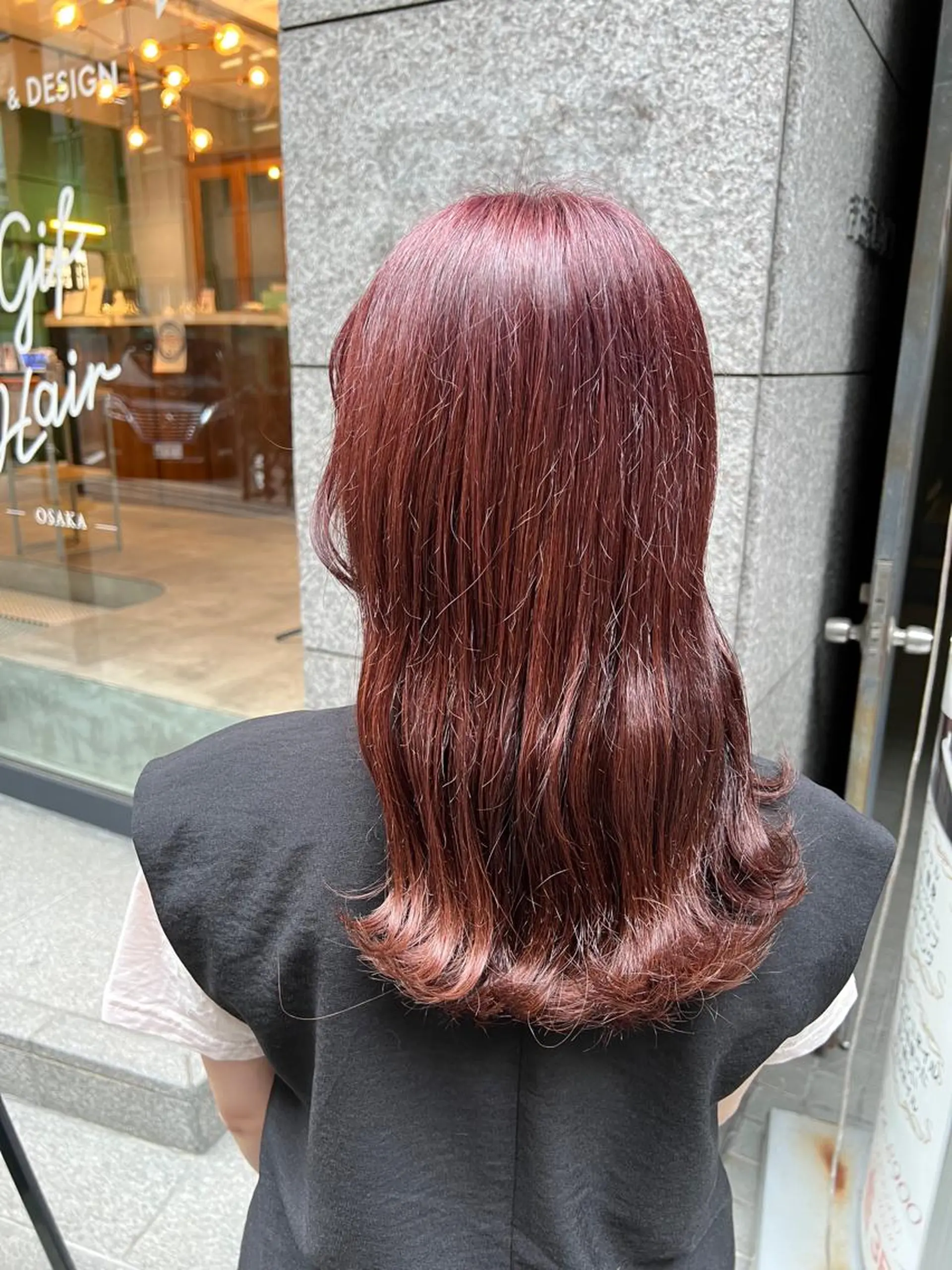 ロング カラー ラベンダーカラー ピンクカラー ピンクラベンダー ノイシキ サキのヘアスタイル