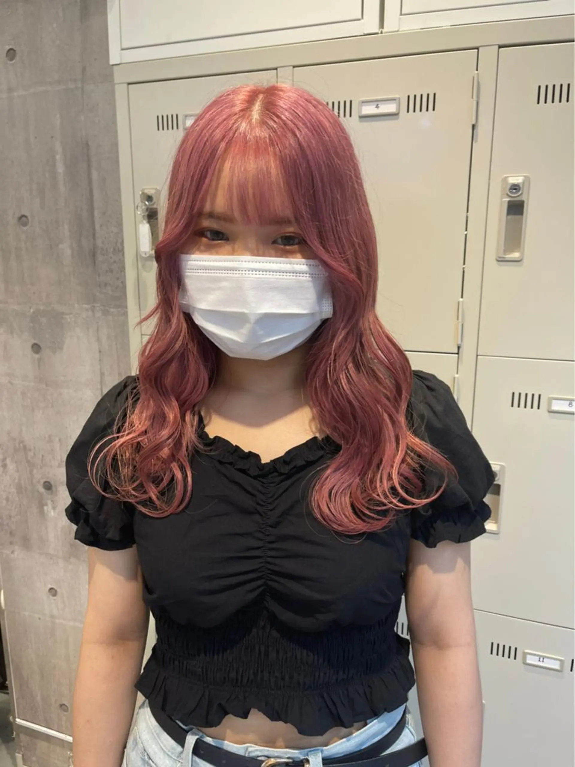 ロング カラー カット ヘアカラー トリートメント 韓国ヘア特化💍 tiam💍ブリーチのヘアスタイル