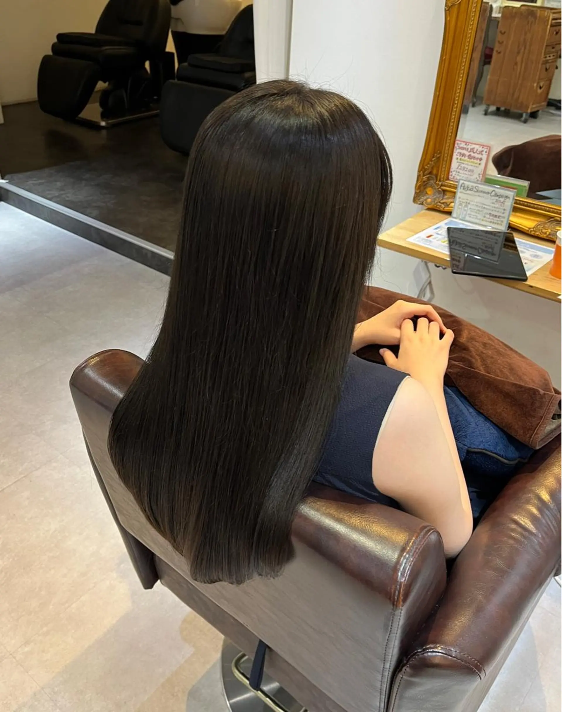 ロング トリートメント カット ヘアカラー トリートメント ツヤカラー🫧 Saeのヘアスタイル