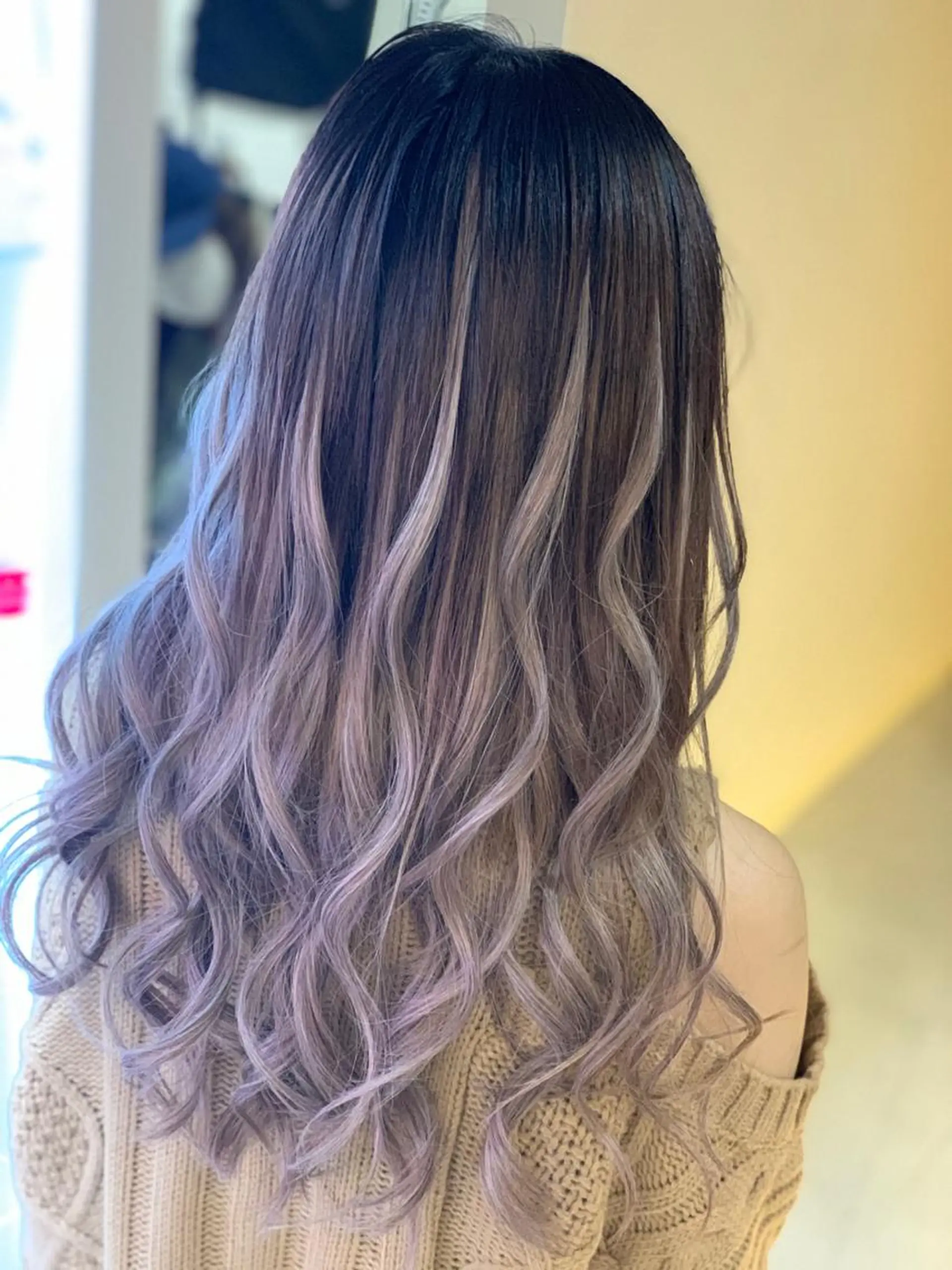 セミロング シールエクステ エクステ ハイライト ✂️大門 巧✂️ LAFF難波店のヘアスタイル